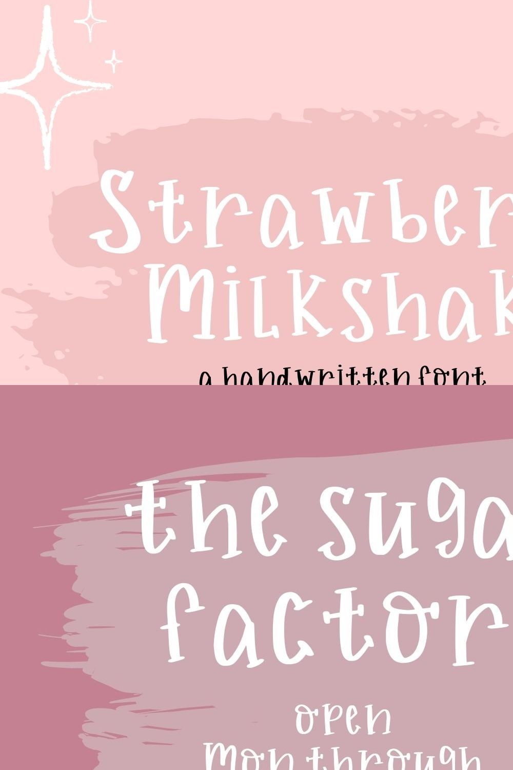 Strawberry Milkshake pinterest preview image.