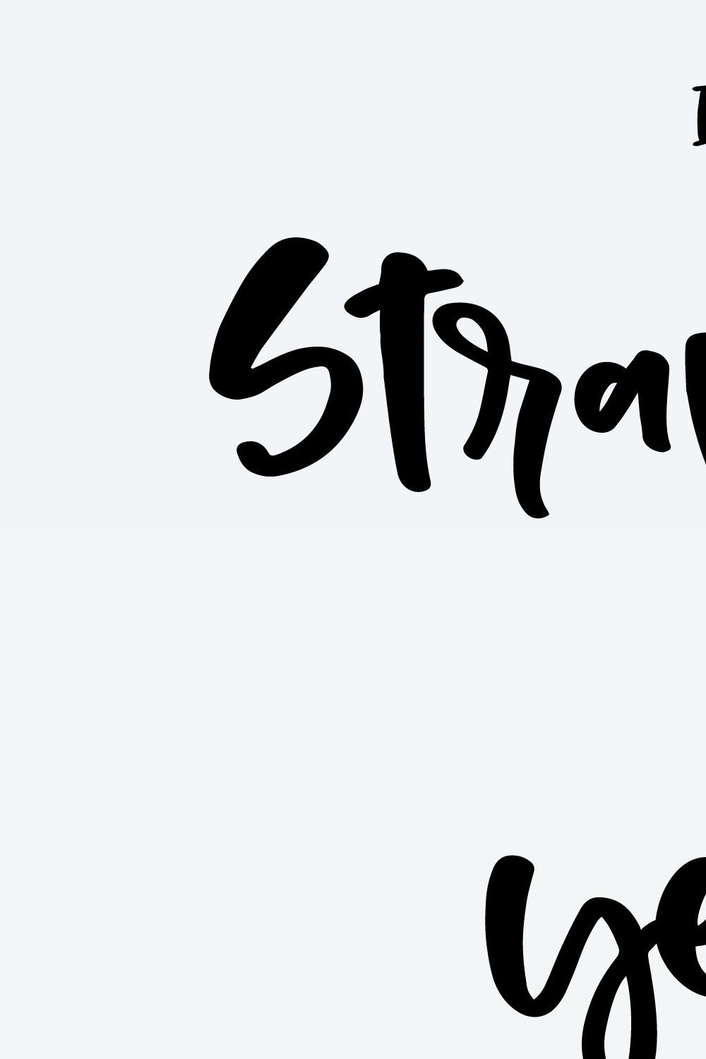 Strawberry Shortcake Font & Extras pinterest preview image.
