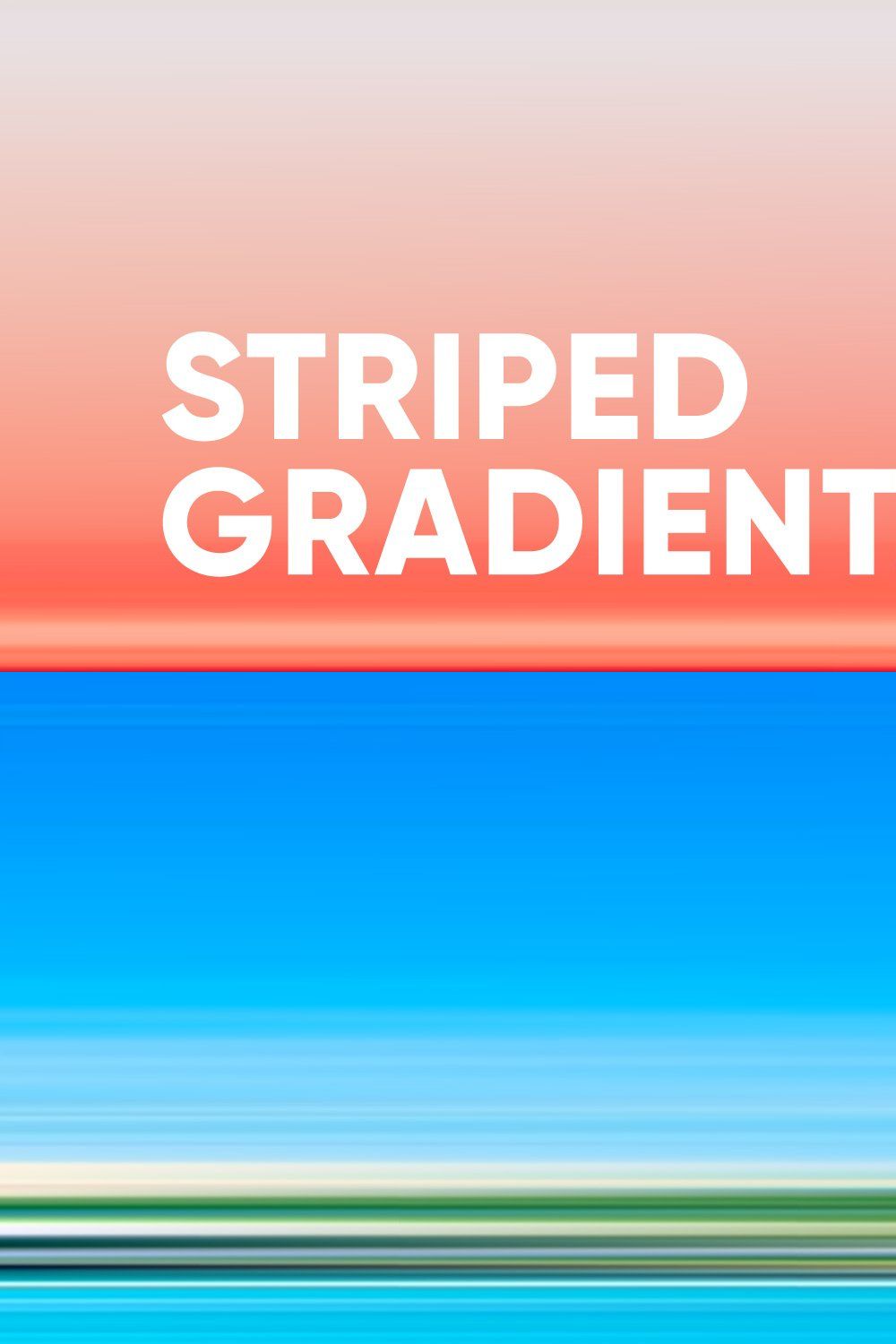 Striped Gradients pinterest preview image.