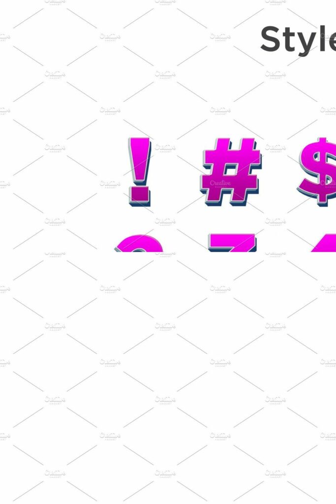Style Text Alphabet, Abc Typography – MasterBundles