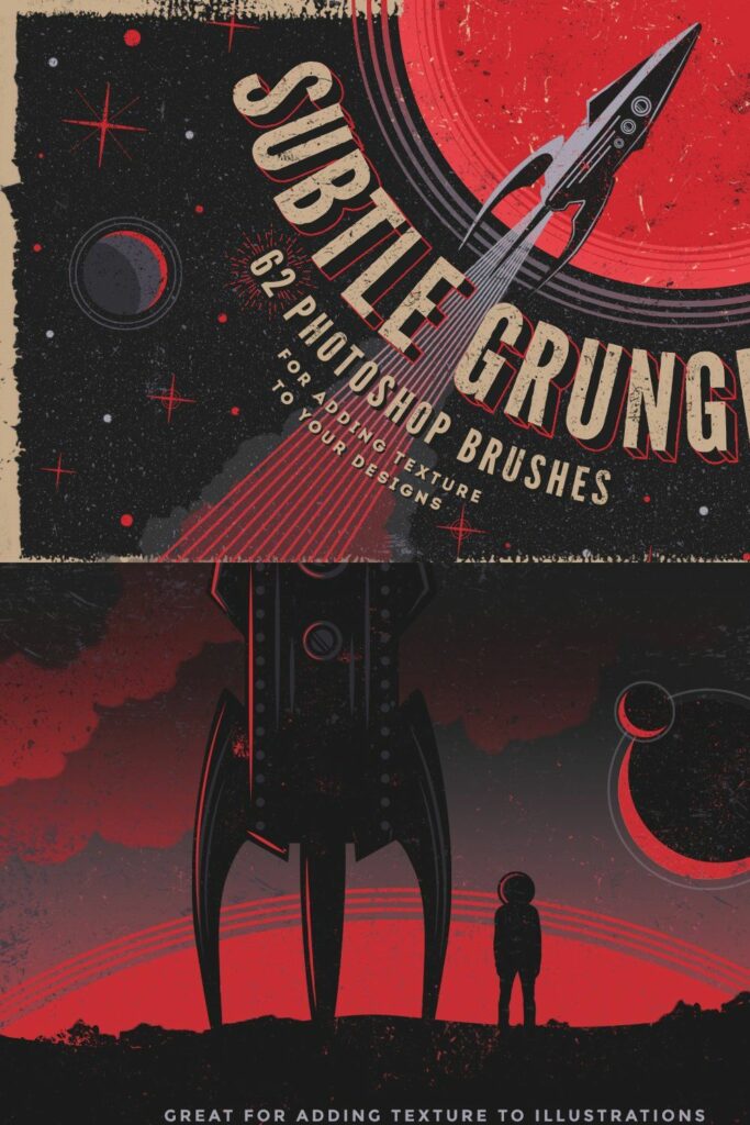 Subtle Grunge Photoshop Brushes – MasterBundles