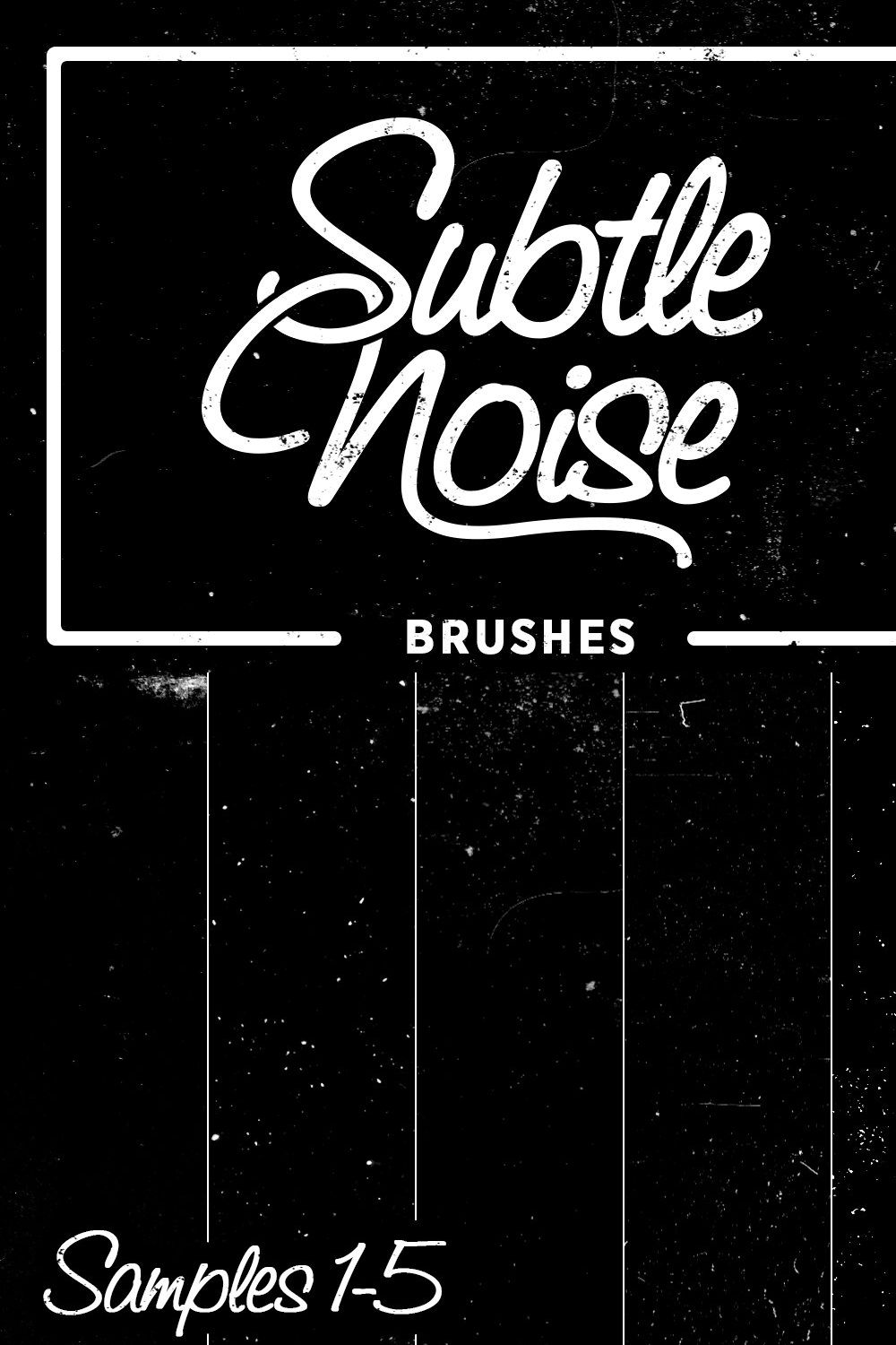 Subtle Noise Brushes pinterest preview image.