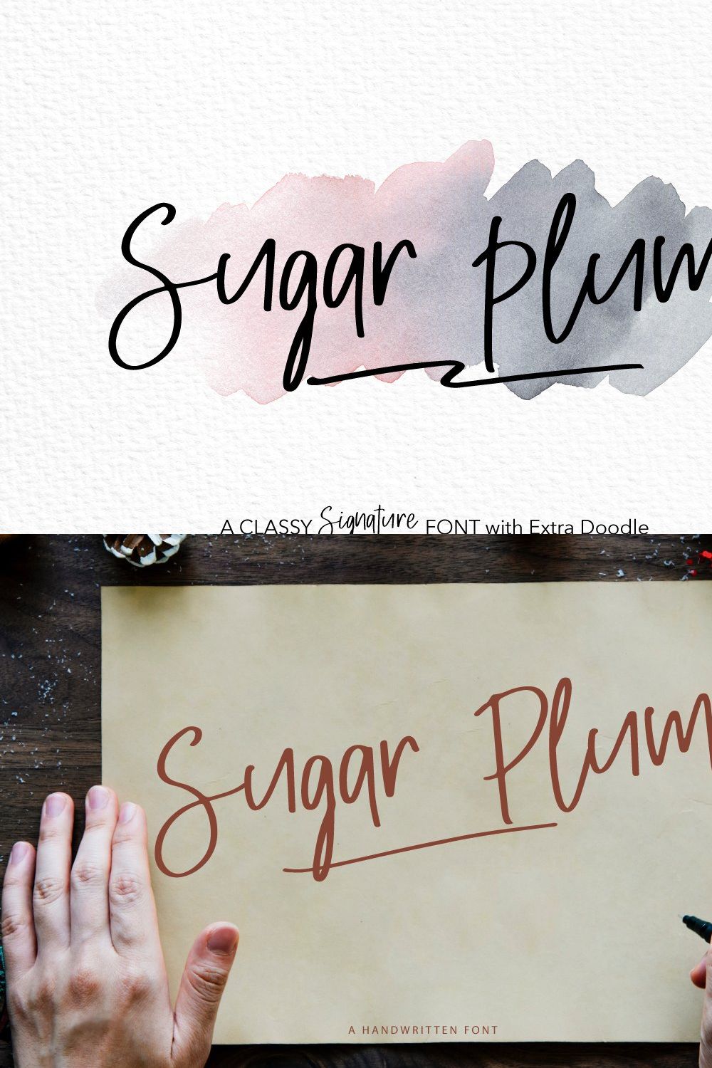 Sugar Plum with Extra Doodle pinterest preview image.