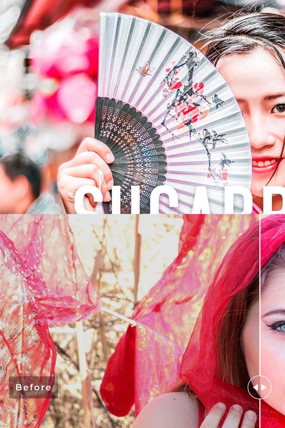 Sugarberry Pro Lightroom Presets pinterest preview image.