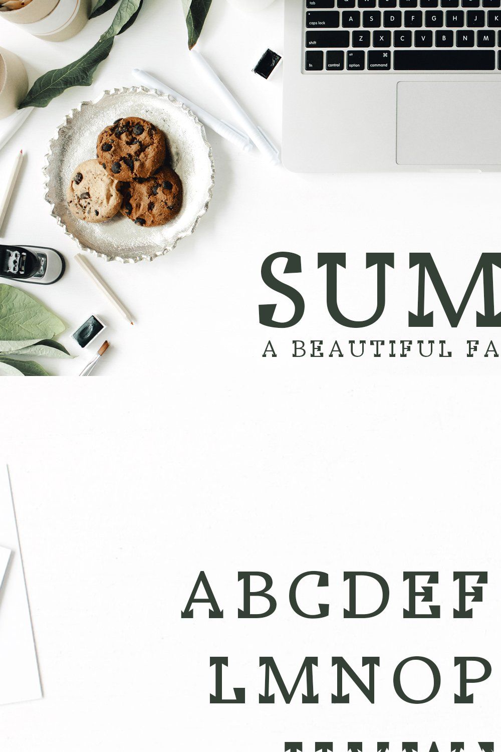 Sumer Fancy 3 Font Family pinterest preview image.