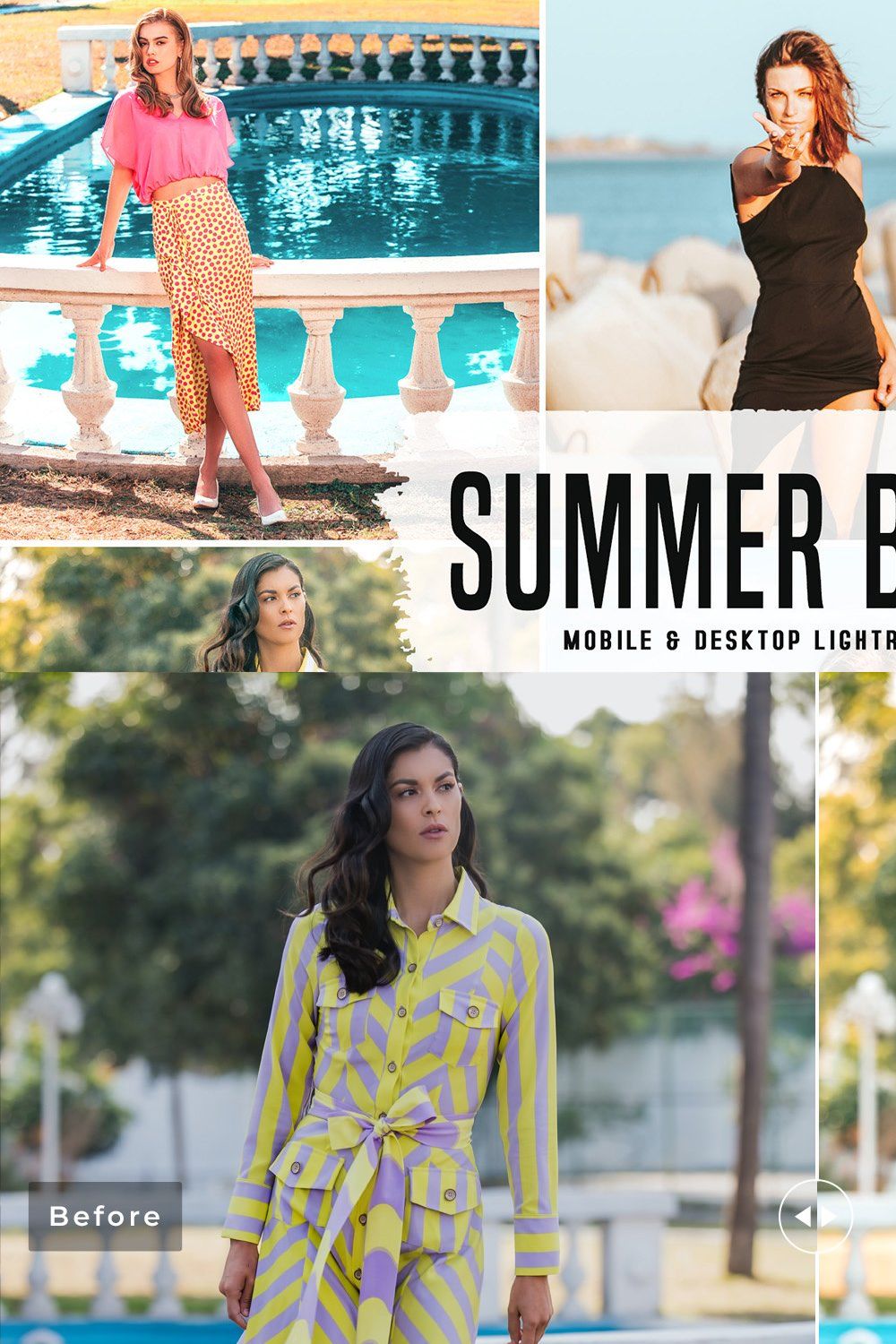 Summer Breeze Pro Lightroom Presets pinterest preview image.