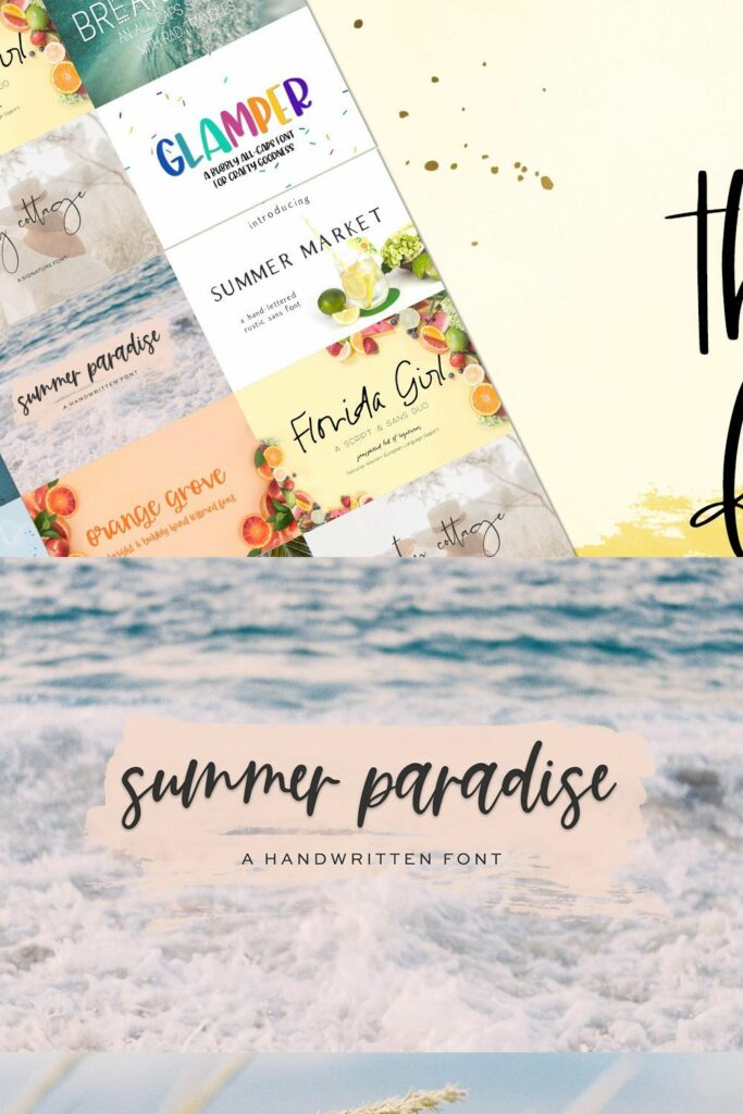 Summer Font Bundle – MasterBundles
