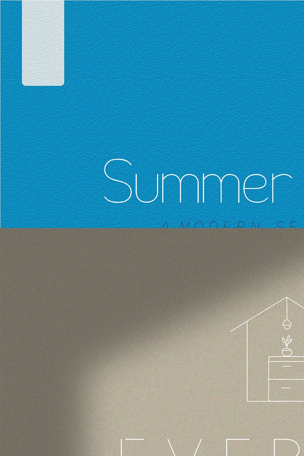 Summer Kane | Modern Serif Font pinterest preview image.