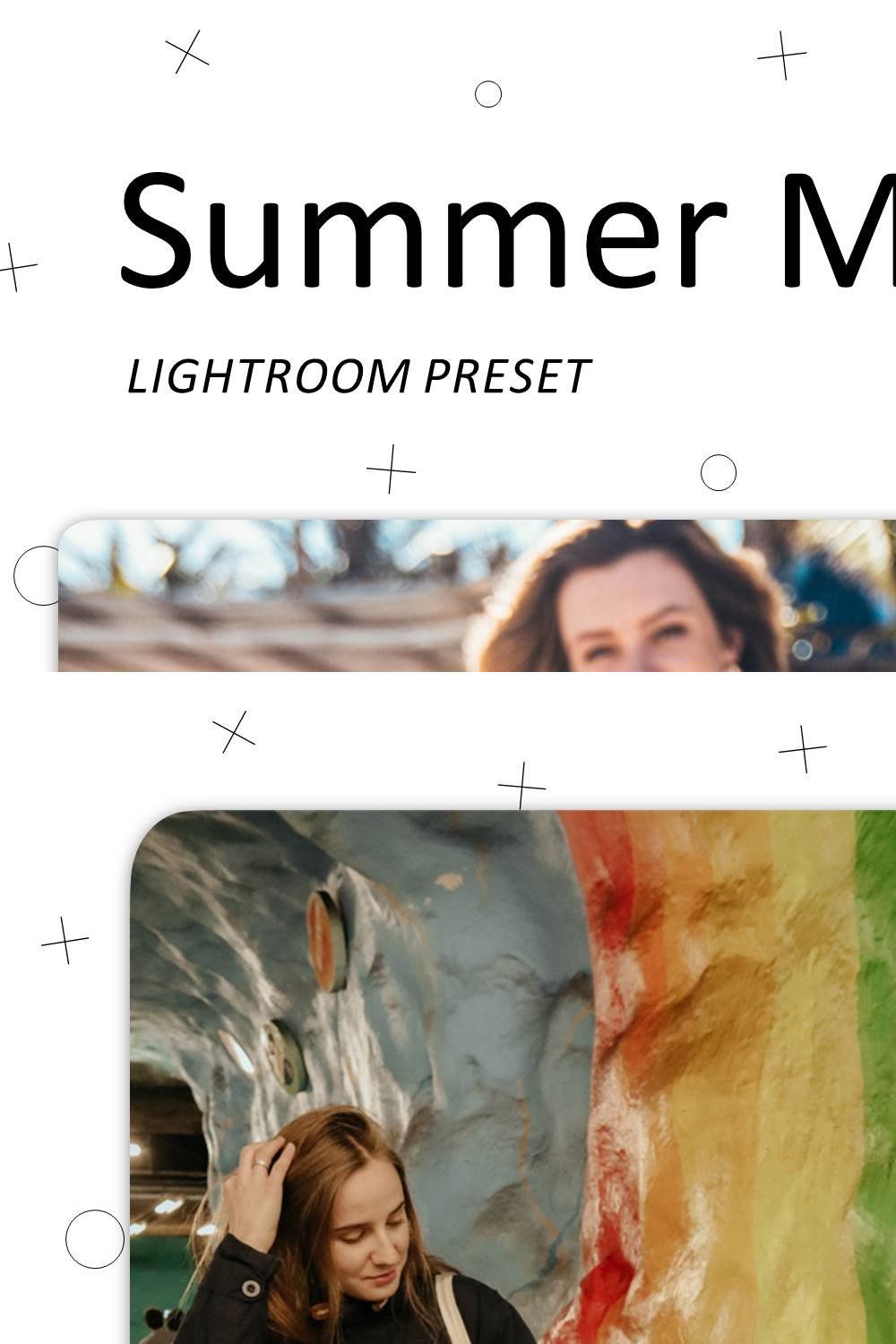 Summer Mood - Lightroom Presets pinterest preview image.