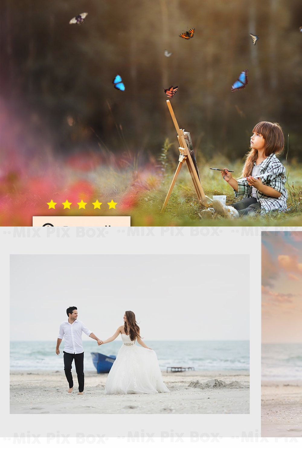 Summer Overlays Mix Pack pinterest preview image.
