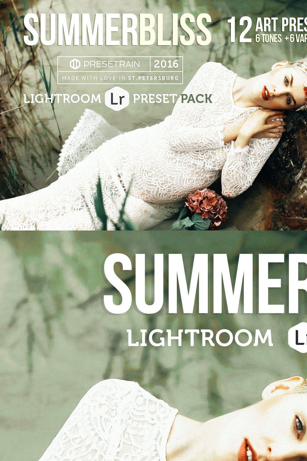 Summerbliss Lightroom Preset Pack pinterest preview image.