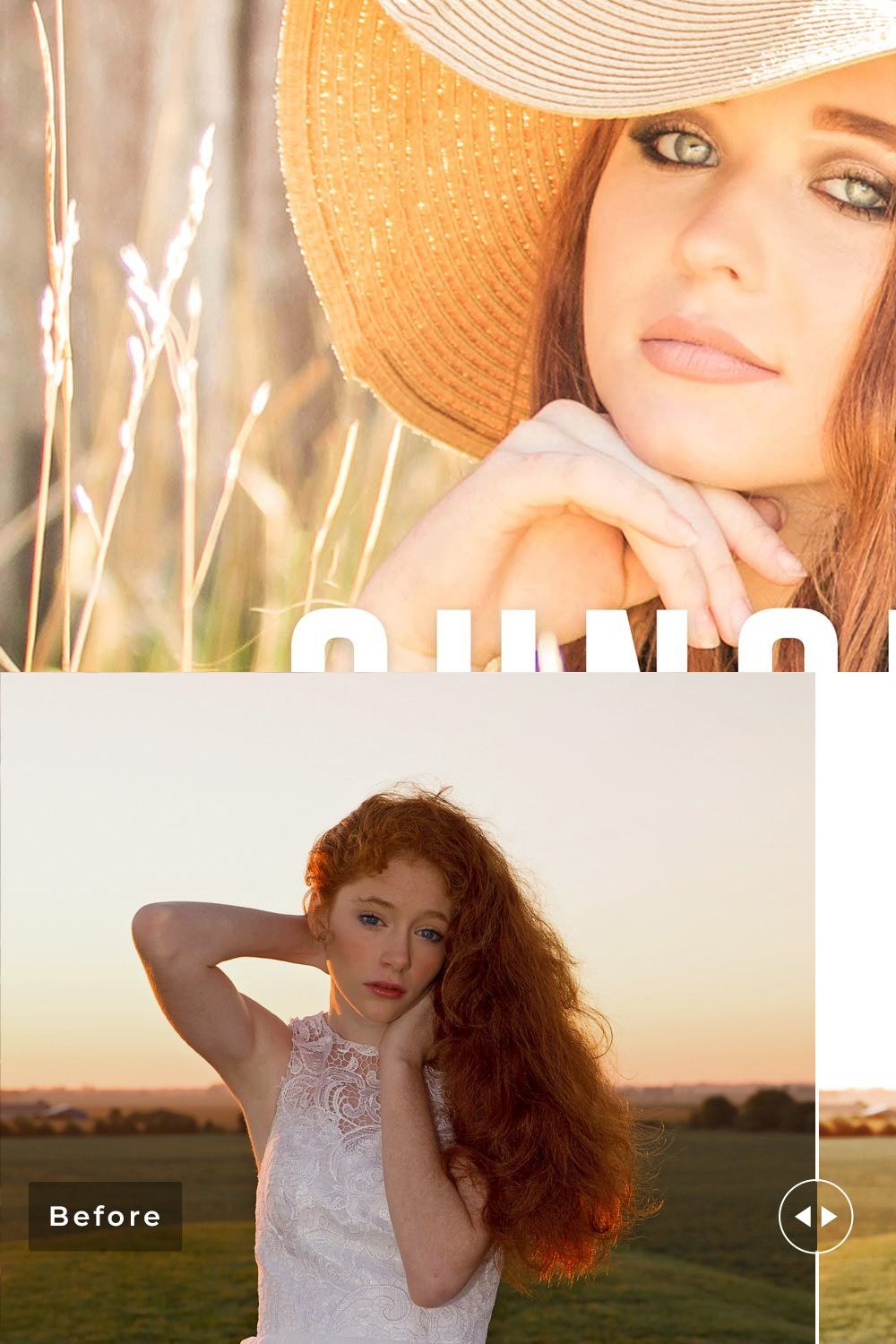 Sunglow Pro Lightroom Presets pinterest preview image.