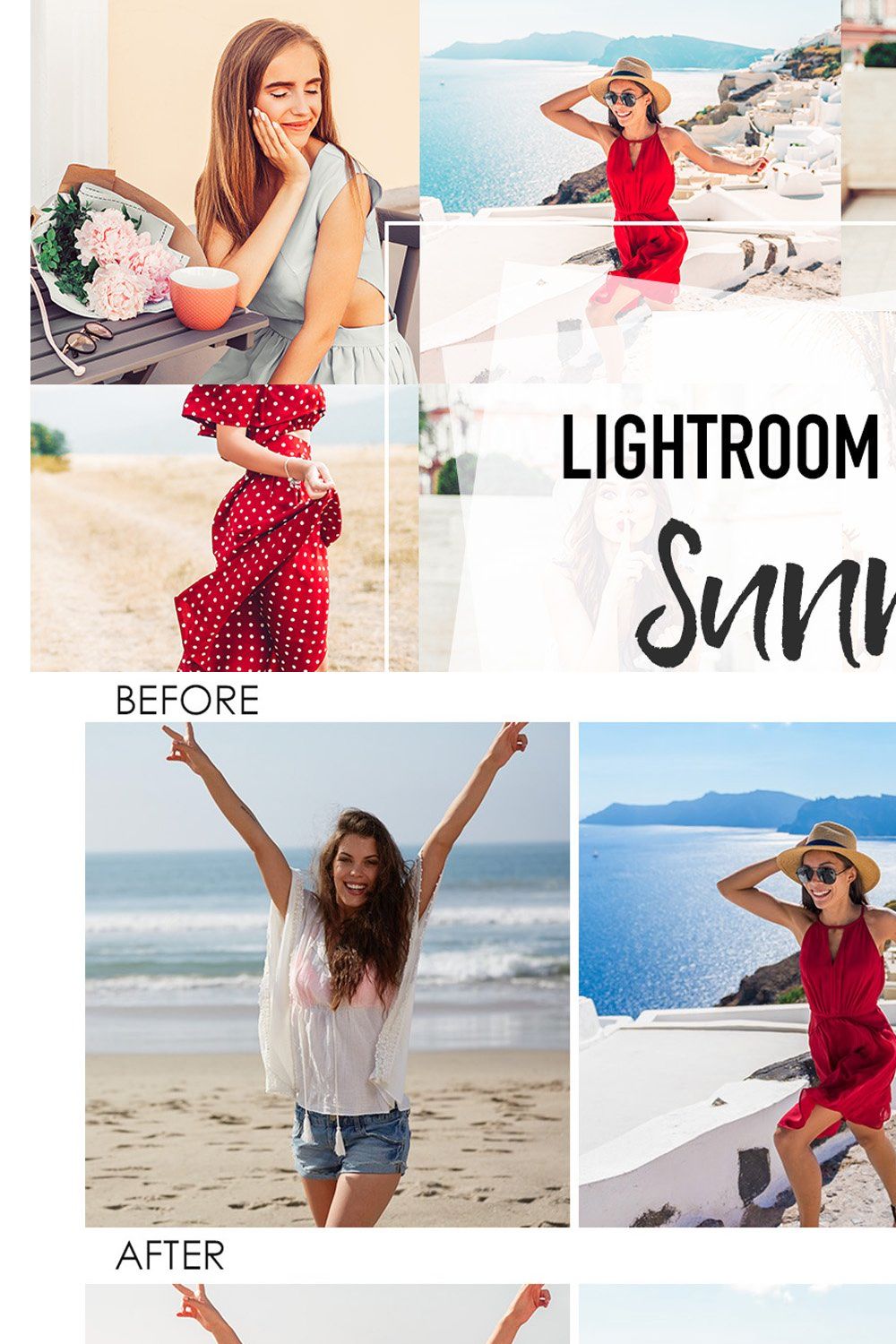 SUNNY 4 Lightroom Presets pinterest preview image.