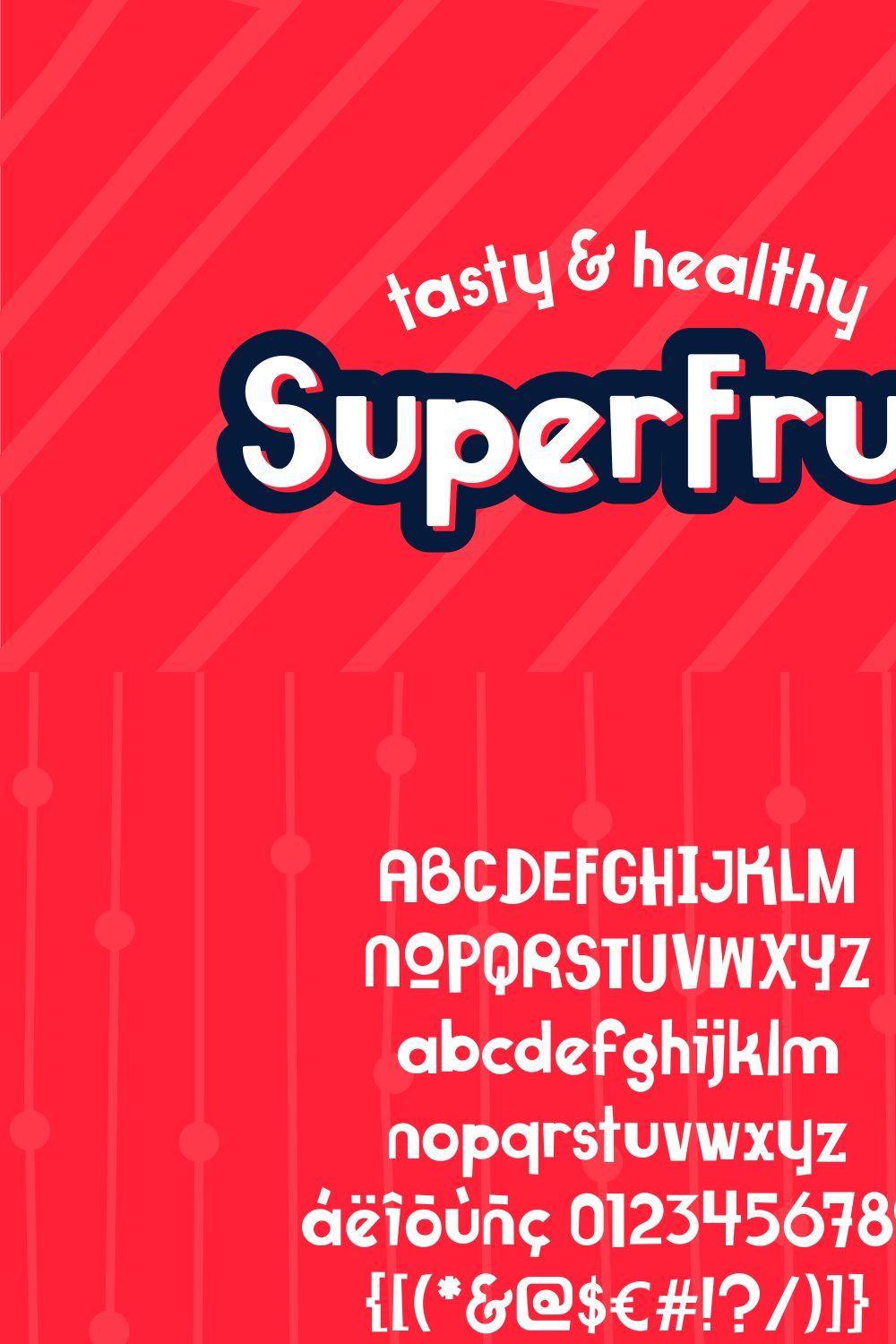 Superfruit - Sweet, tasty & healthy pinterest preview image.