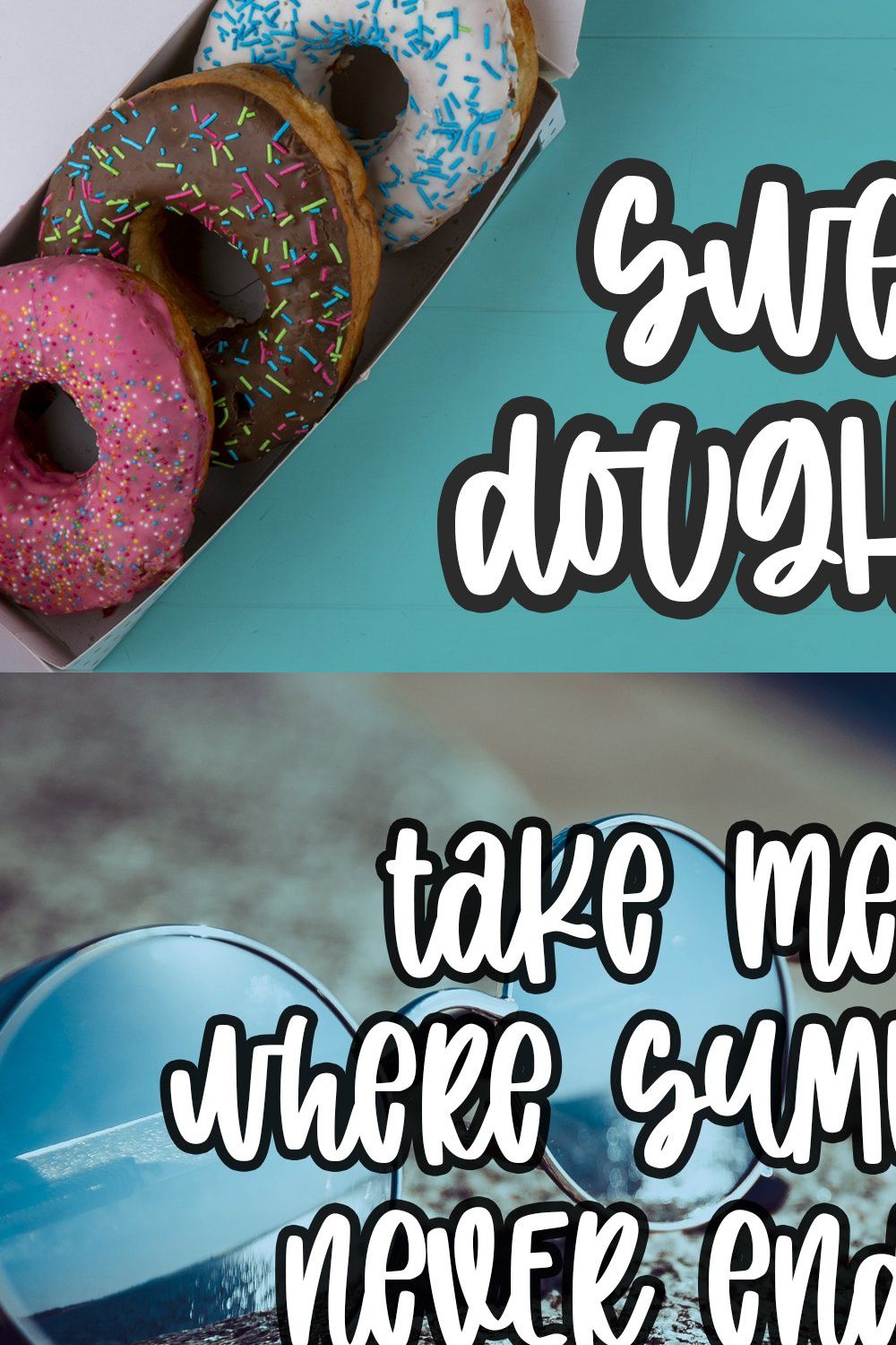 Sweet Doughnut pinterest preview image.