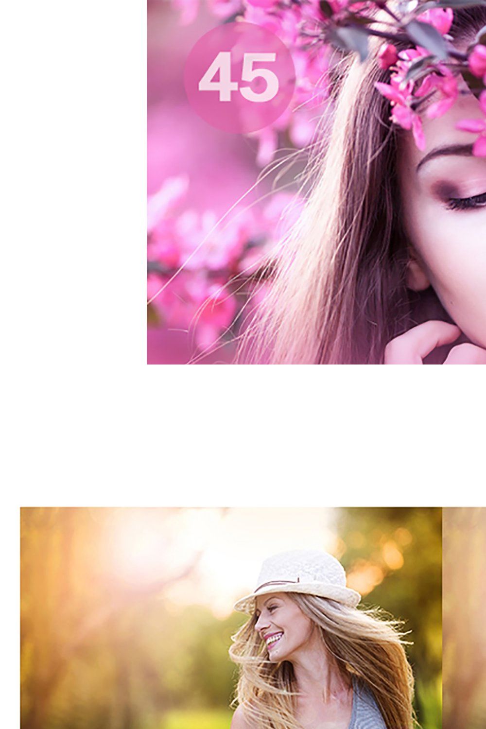 Sweet Tones Lightroom Presets pinterest preview image.