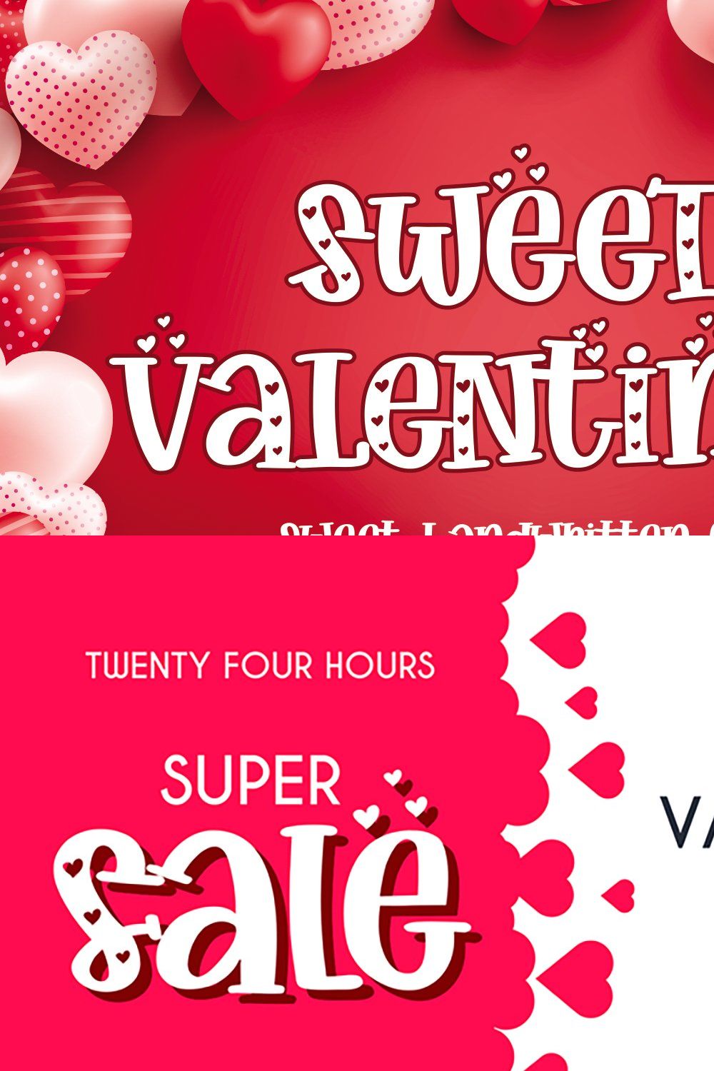 Sweet Valentine’s pinterest preview image.