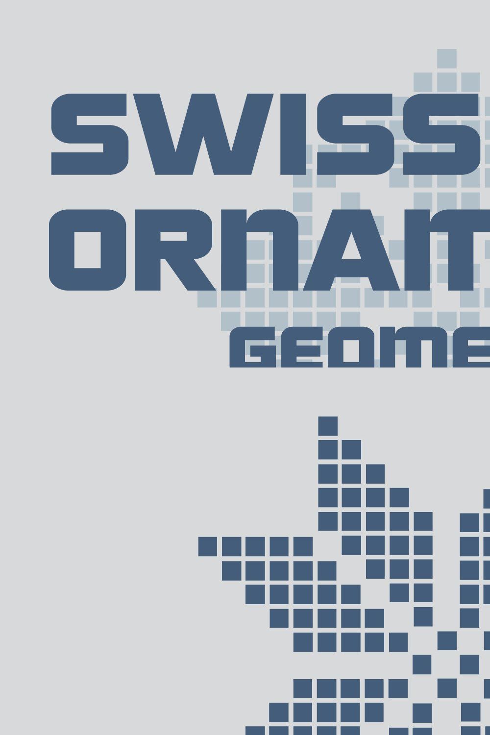 Swiss Folk Ornaments Font-Geometric pinterest preview image.