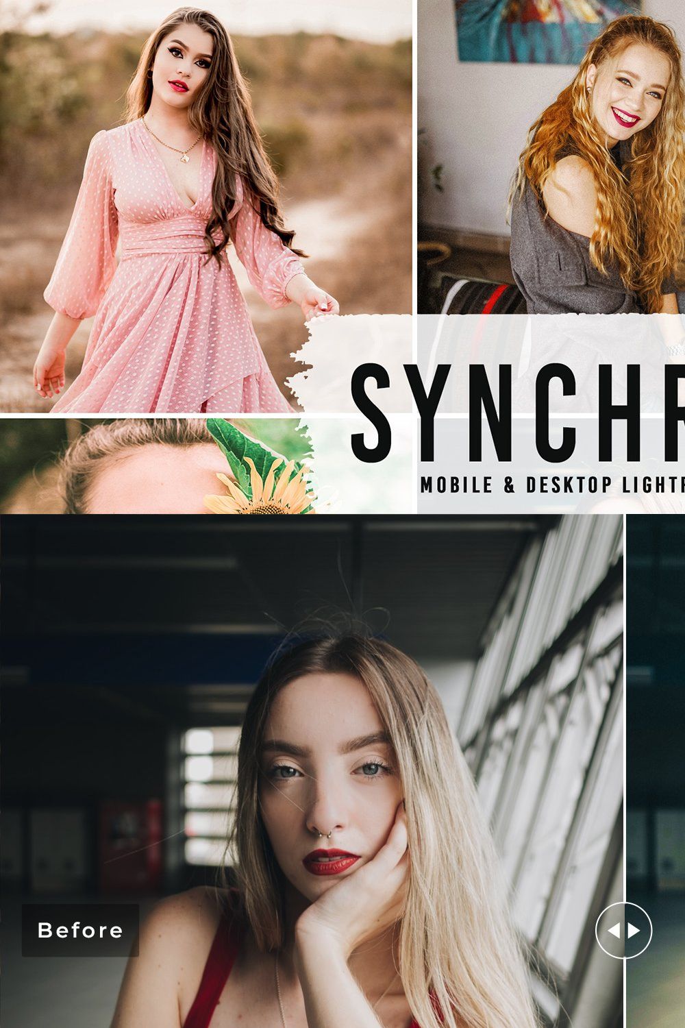 Synchrony Pro Lightroom Presets pinterest preview image.