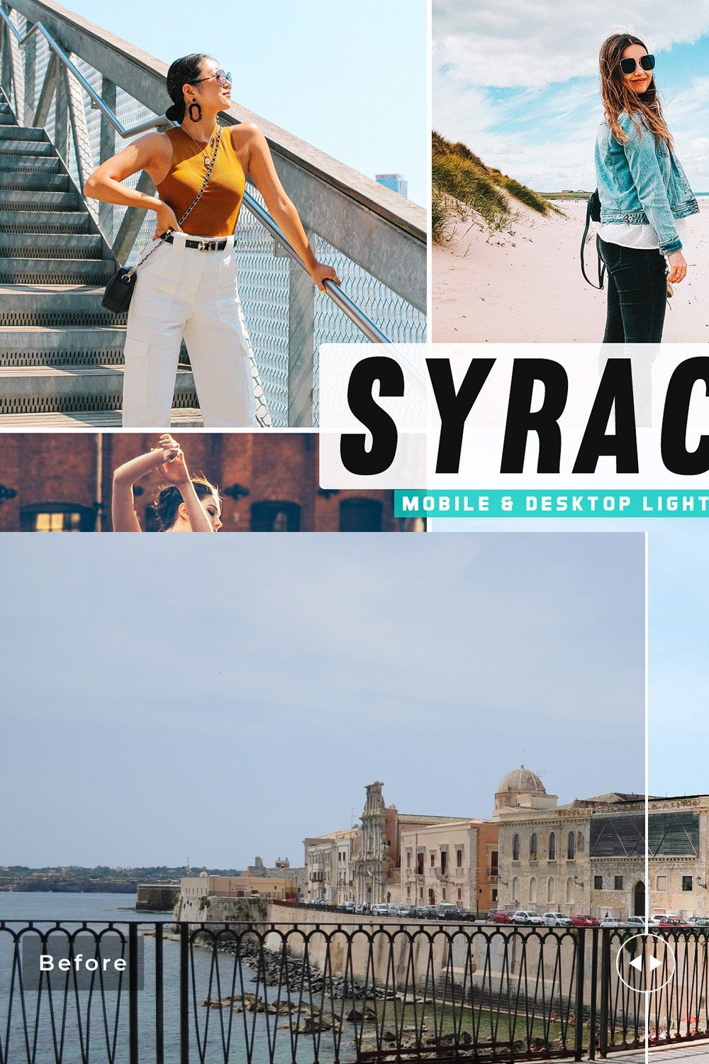 Syracuse Pro Lightroom Presets pinterest preview image.