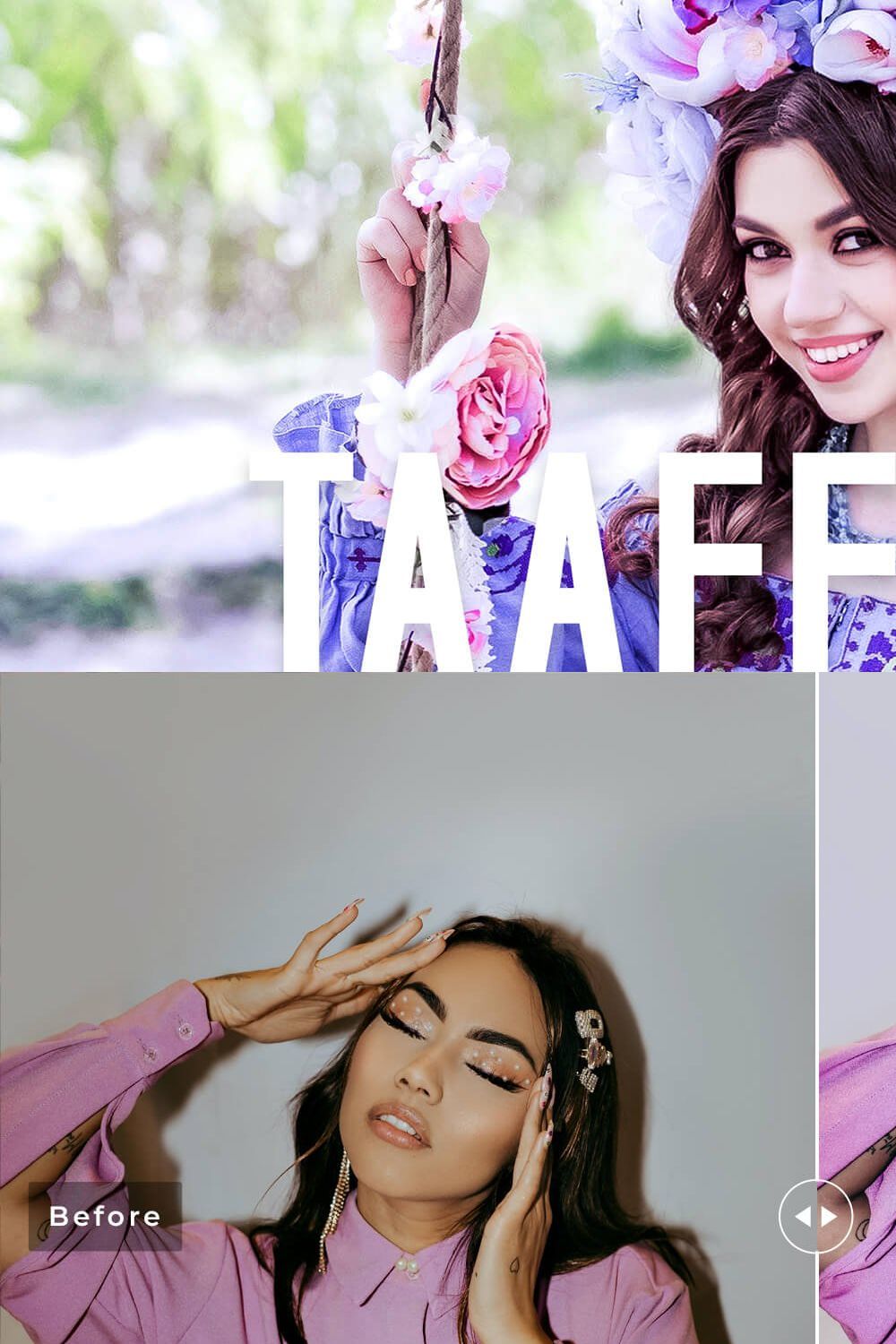 Taaffeite Pro Lightroom Presets pinterest preview image.