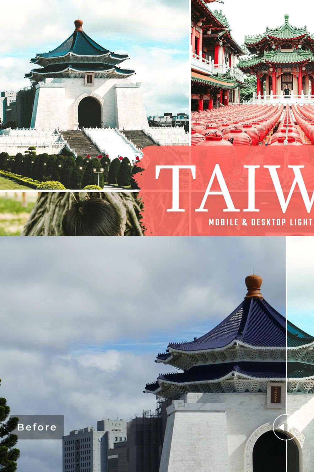 Taiwan Pro Lightroom Presets pinterest preview image.