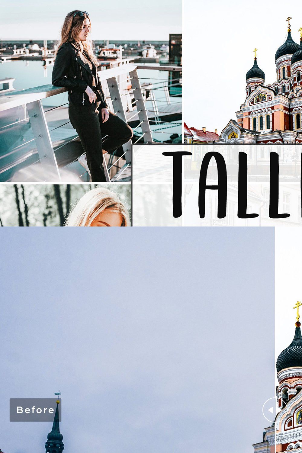 Tallinn Lightroom Presets Pack pinterest preview image.