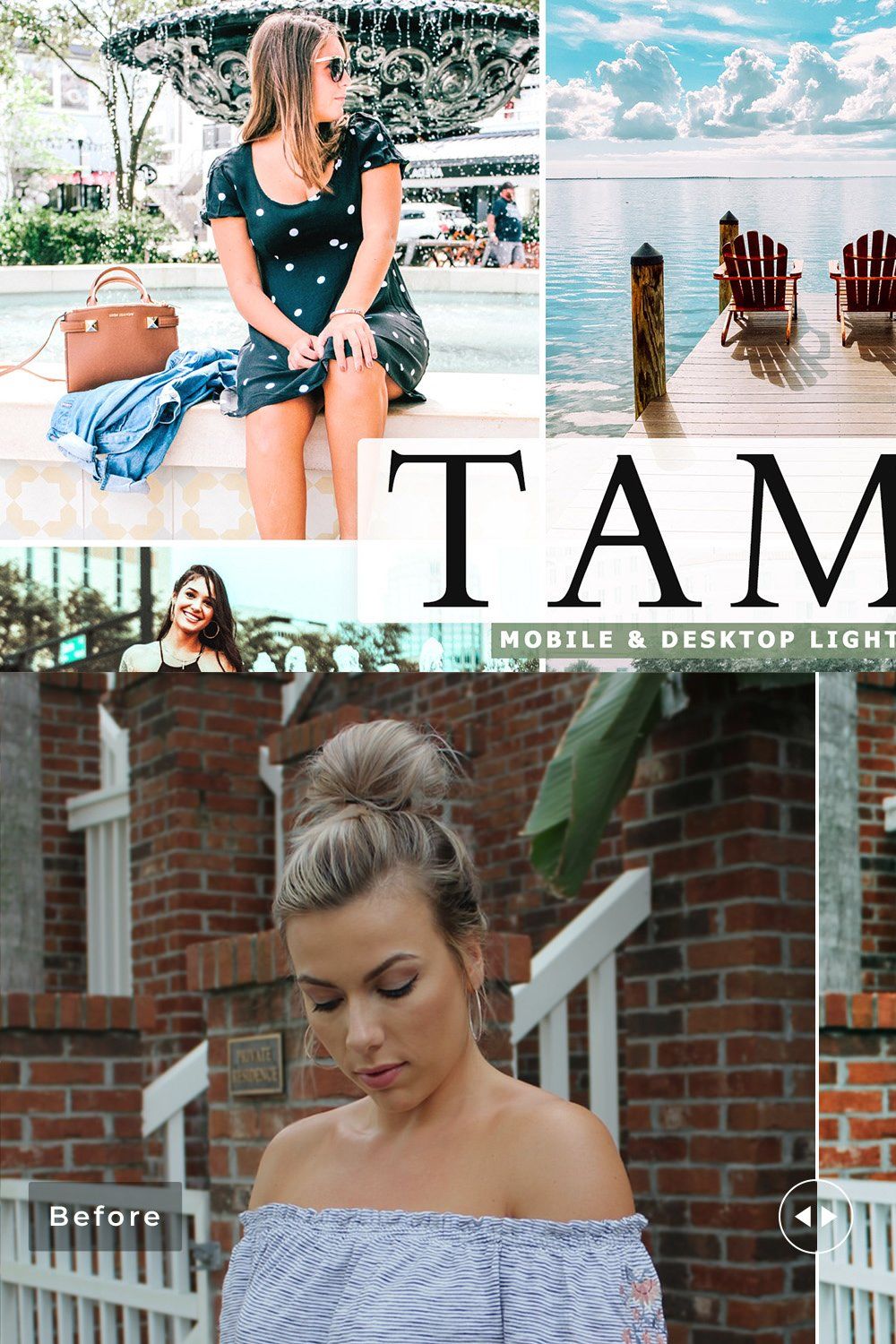 Tampa Lightroom Presets Pack pinterest preview image.