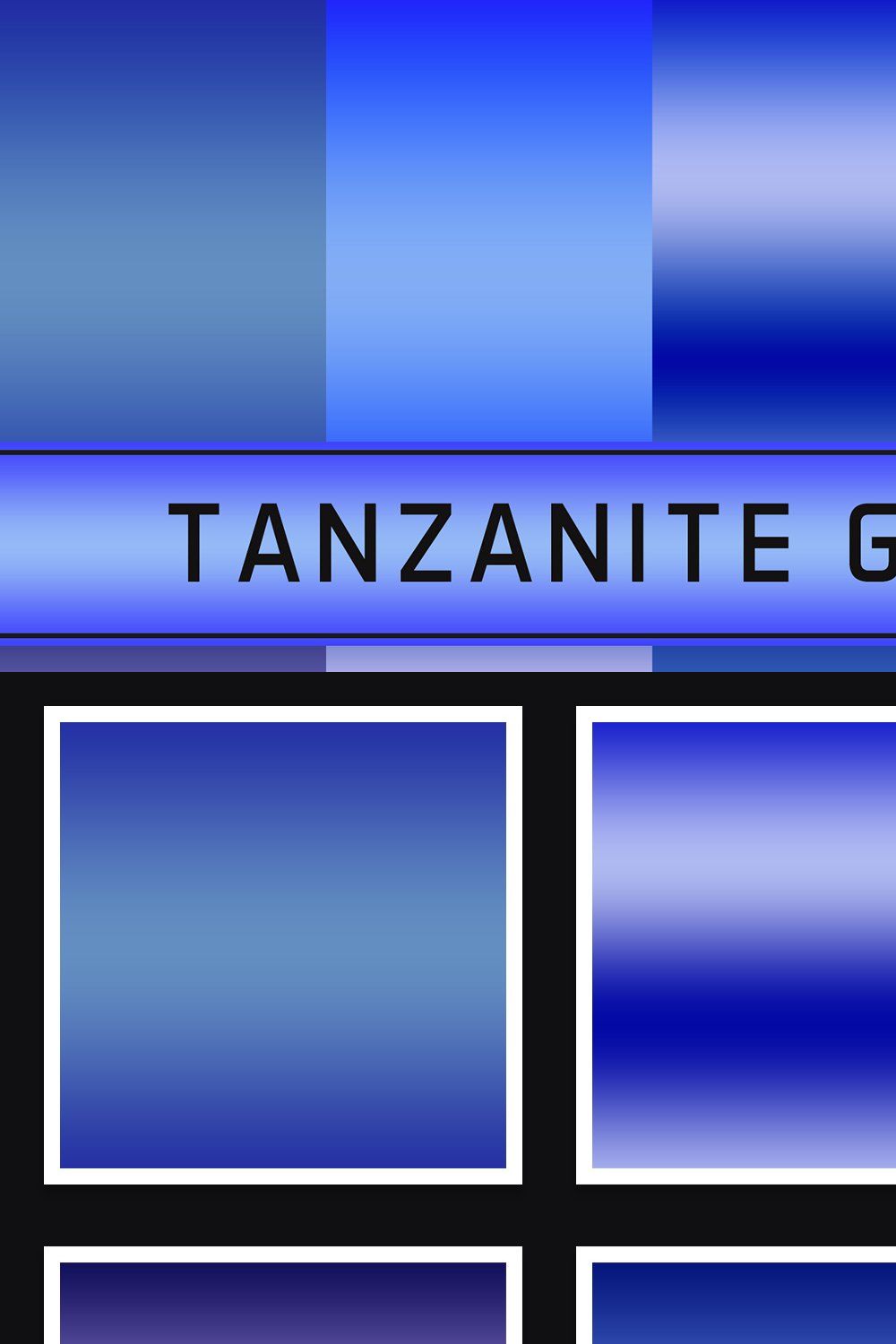 Tanzanite Gradients pinterest preview image.