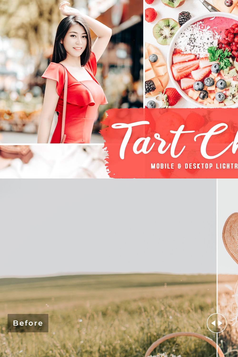 Tart Cherry Pro Lightroom Presets pinterest preview image.