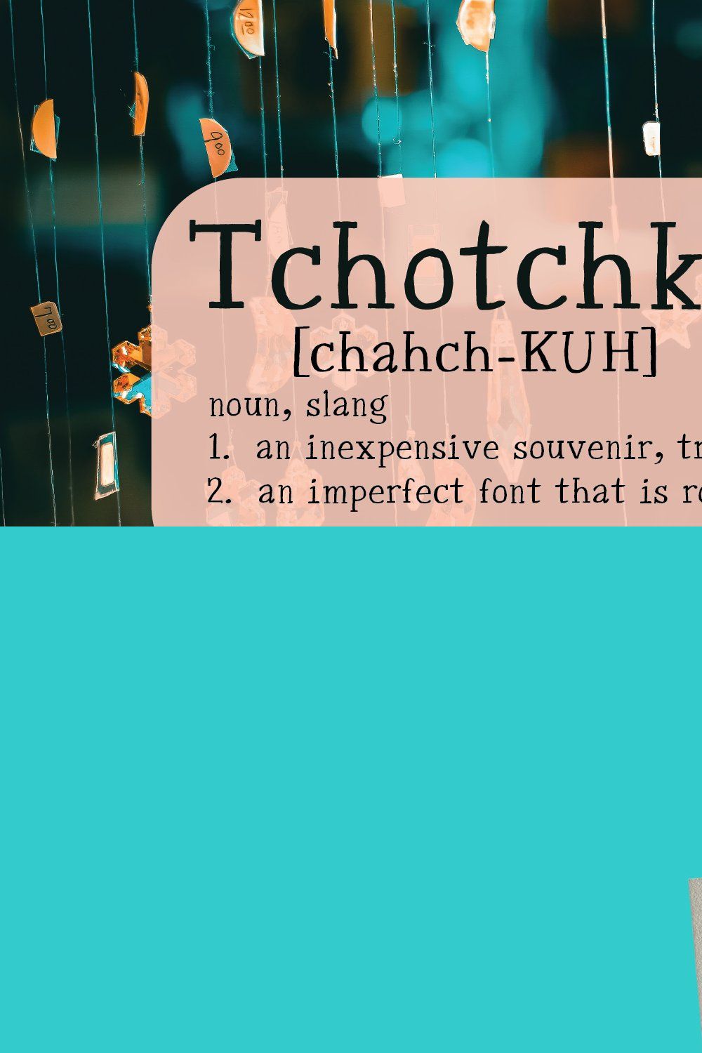 Tchotchke Serif pinterest preview image.