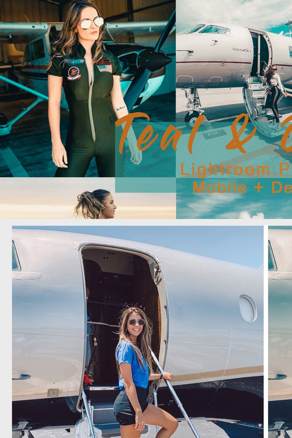 Teal & Orange Look | LR Presets pinterest preview image.