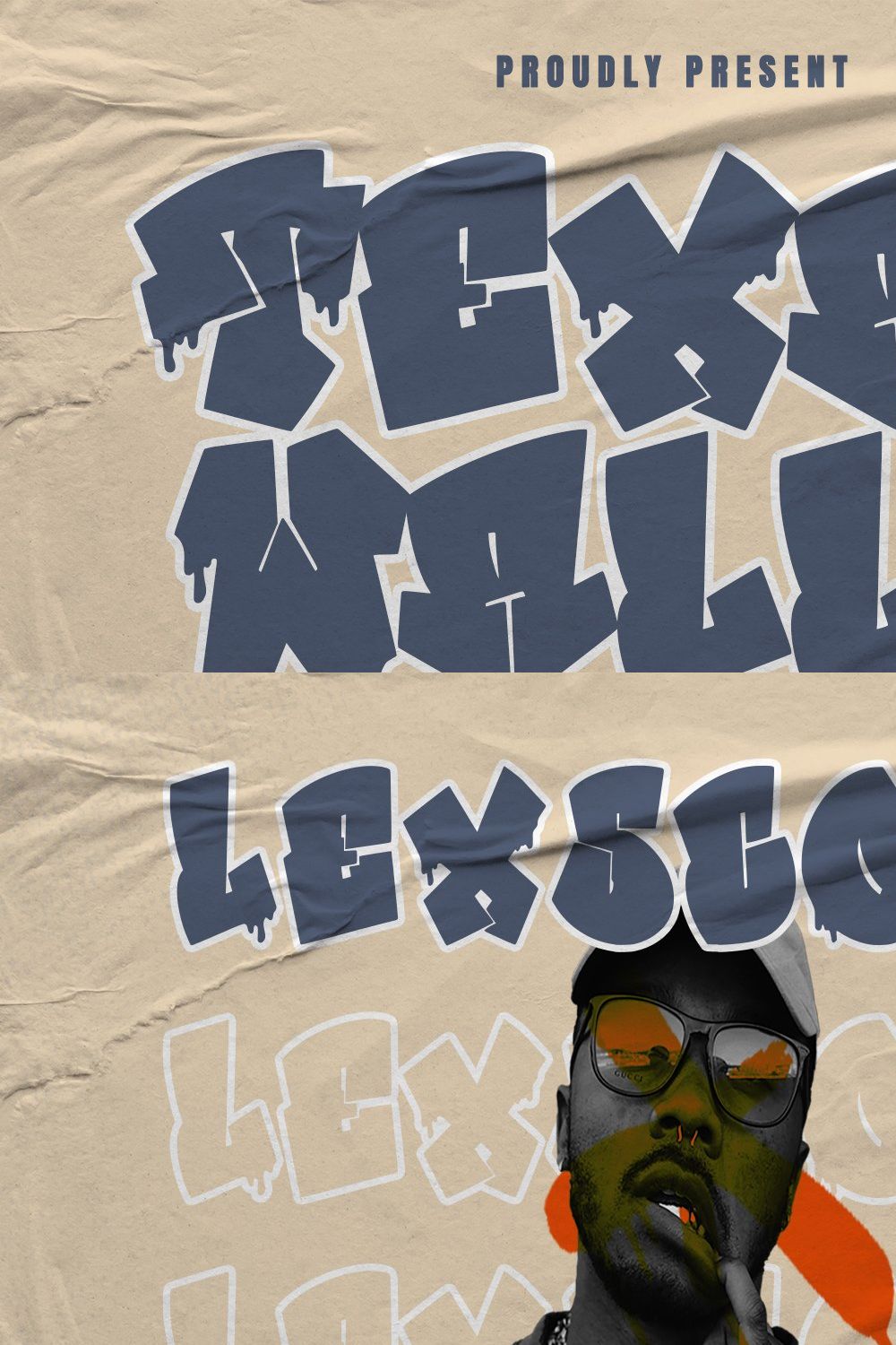 Texas Walls - Graffiti Font Style pinterest preview image.