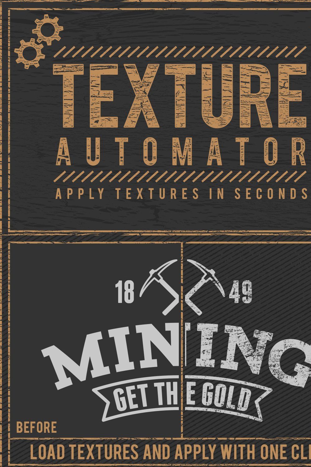 Texture Automator + 45 Texture Bonus pinterest preview image.