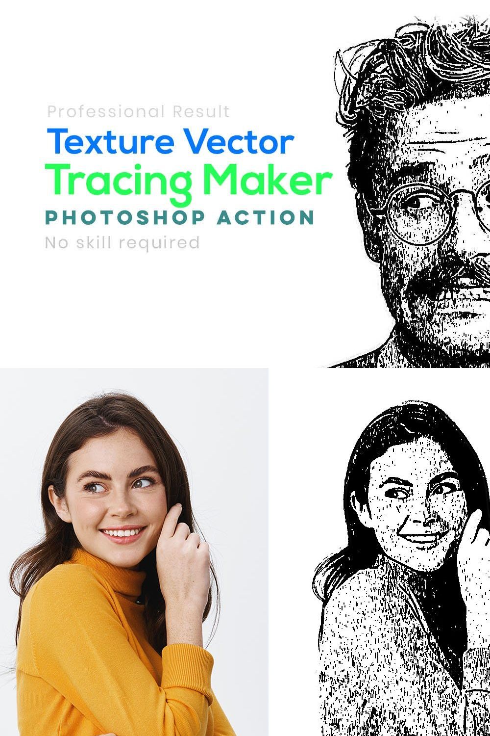 Texture Vector Tracing Maker pinterest preview image.