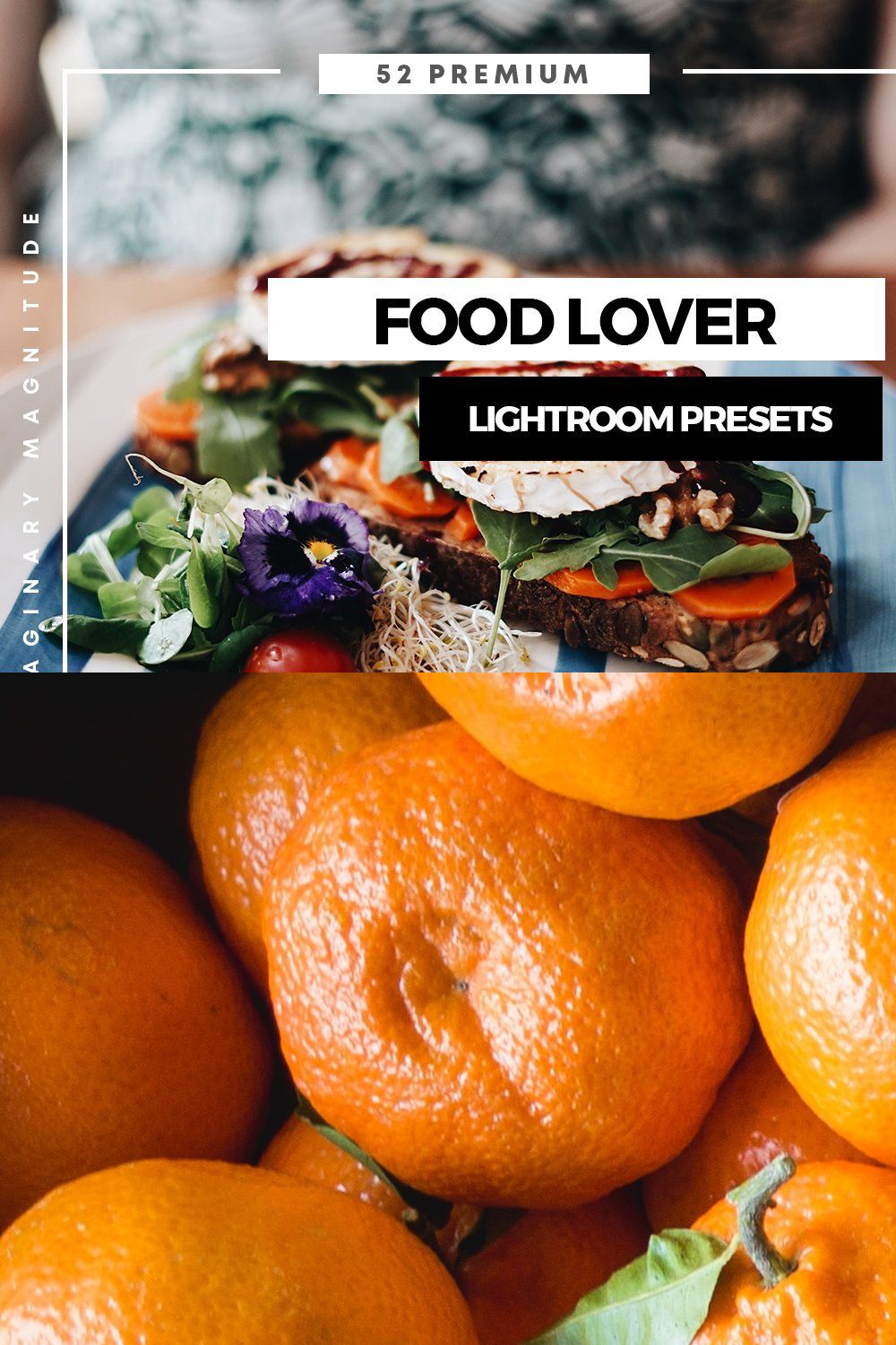 The Foodie Lightroom Presets pinterest preview image.