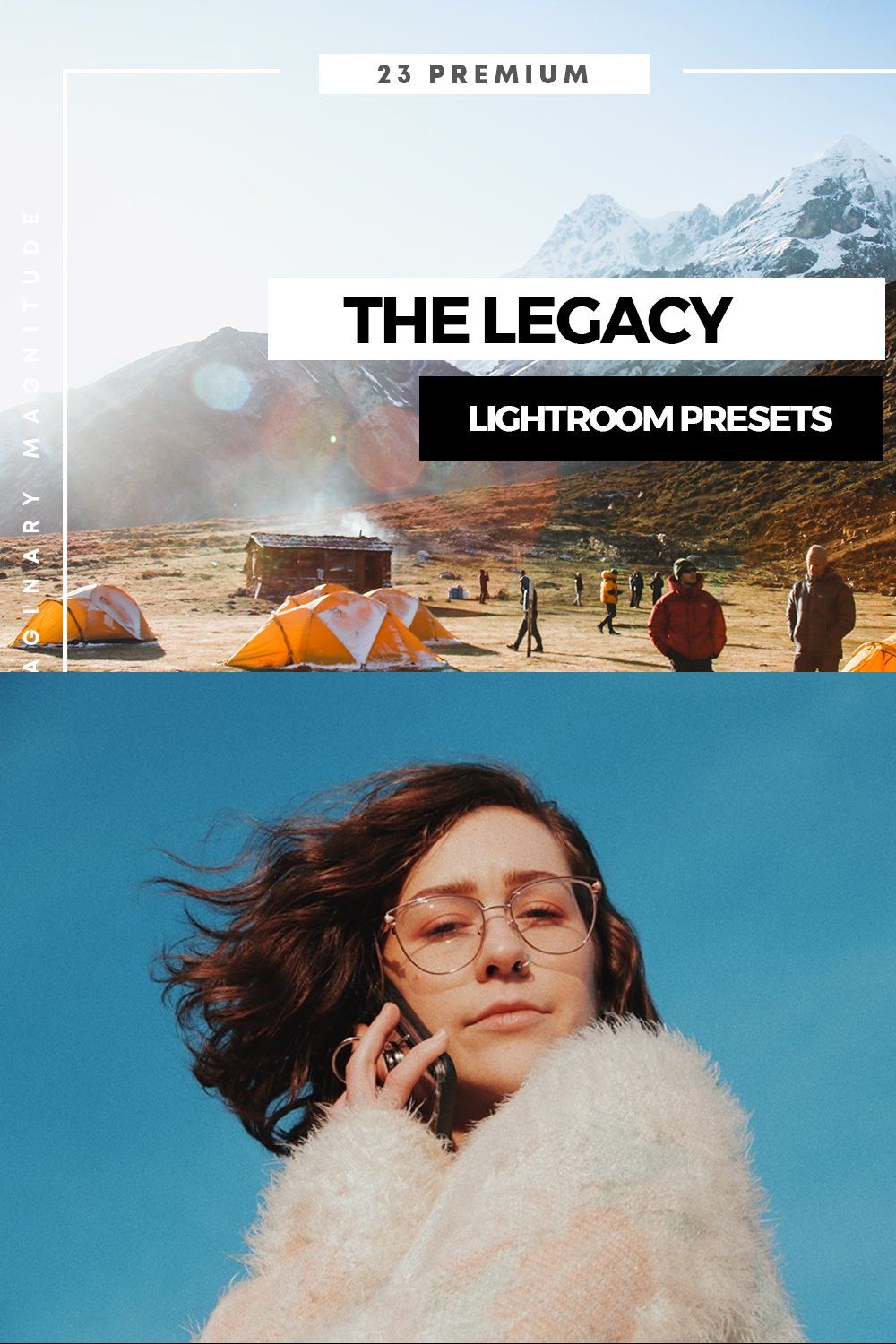 The Legacy Lightroom Presets pinterest preview image.