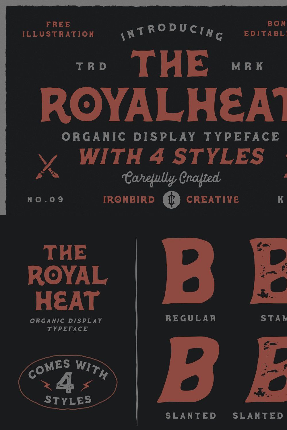 The Royalheat + Extras pinterest preview image.