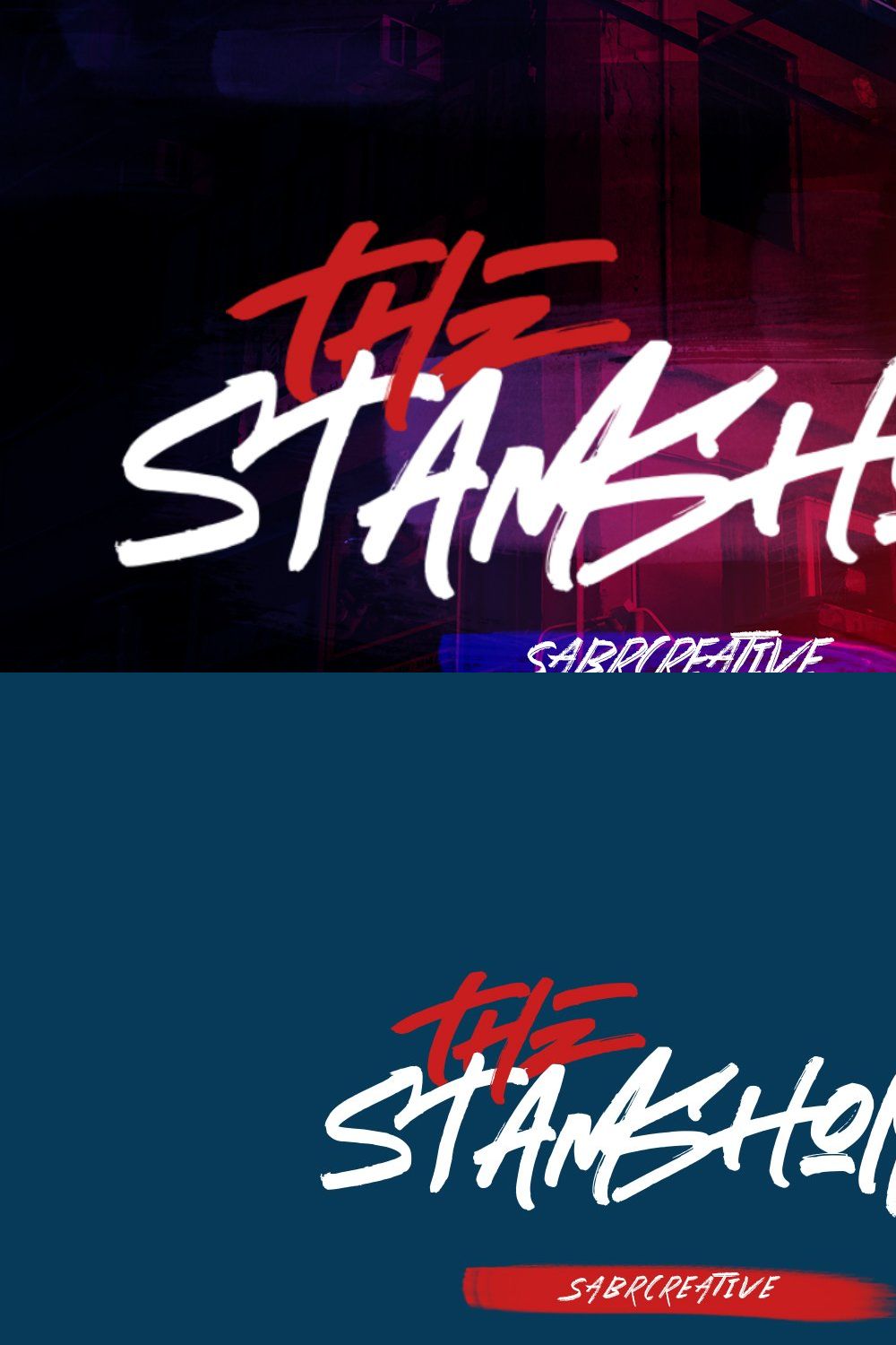 The Stamshons pinterest preview image.