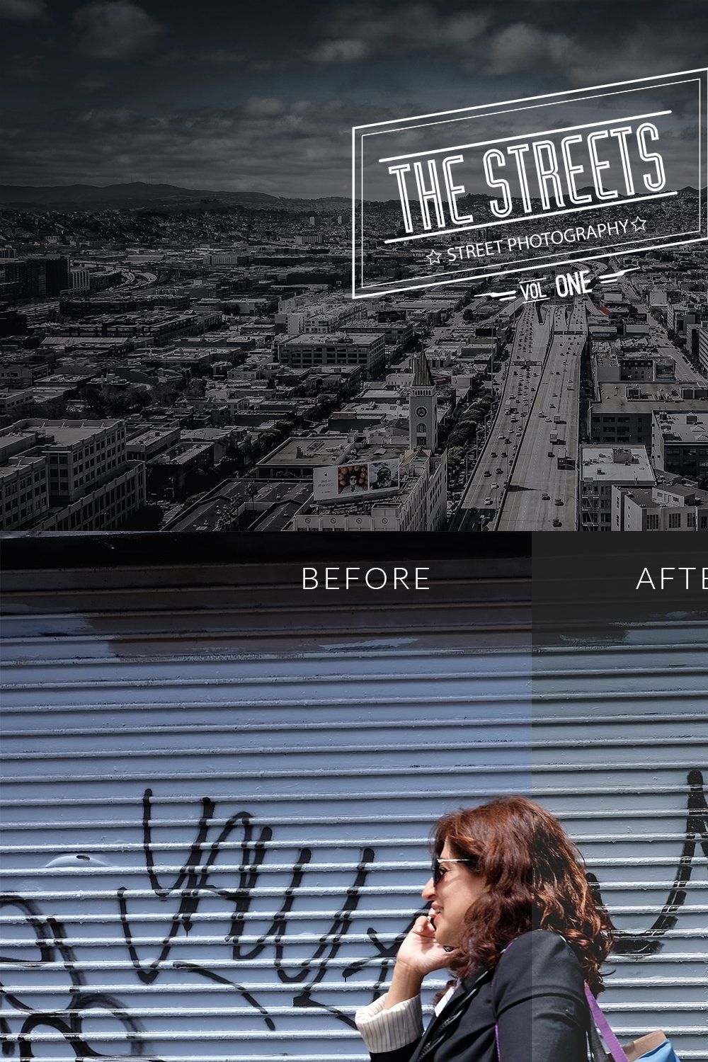 The Streets v1 - Lightroom Presets pinterest preview image.