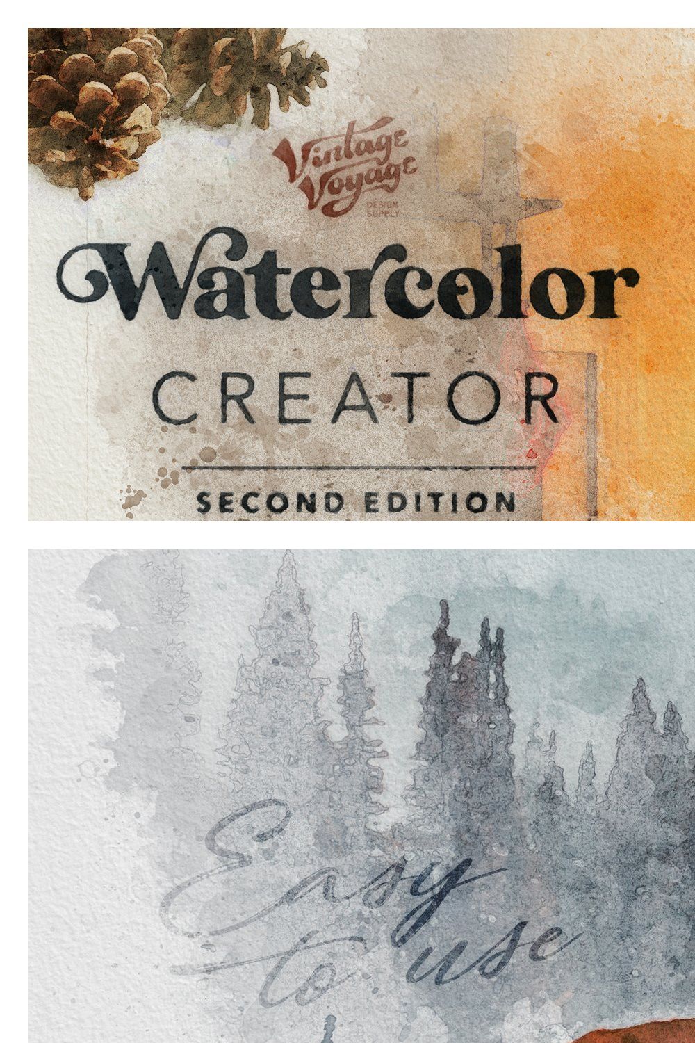 The Watercolor Creator #2 • SALE pinterest preview image.