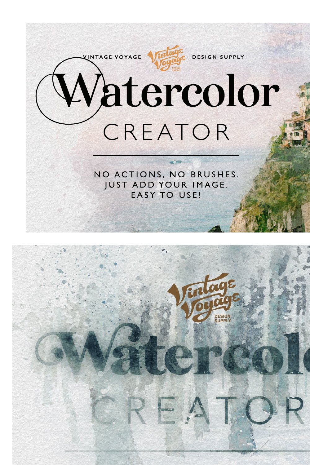 The Watercolor Creator • SALE pinterest preview image.