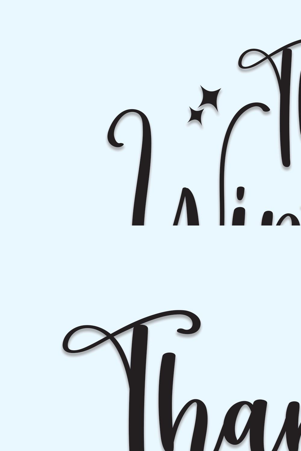 The Winter | Script Font pinterest preview image.