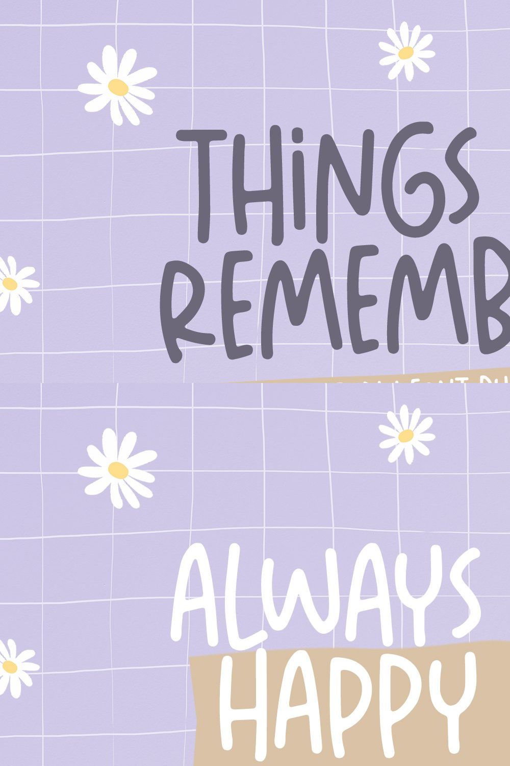 Things To Remember pinterest preview image.