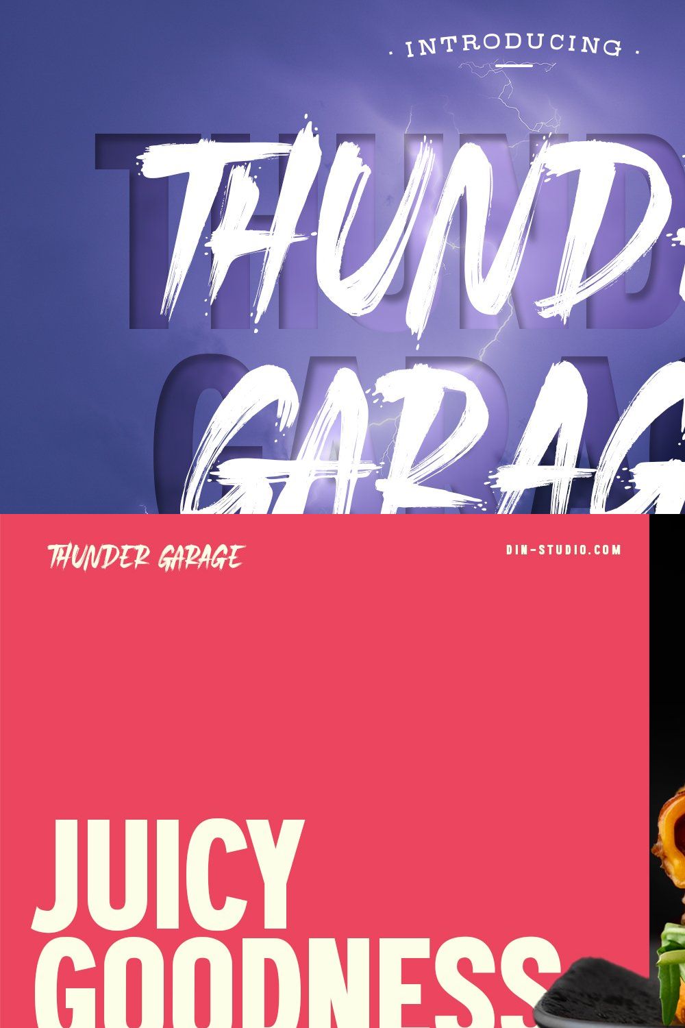 Thunder Garage pinterest preview image.