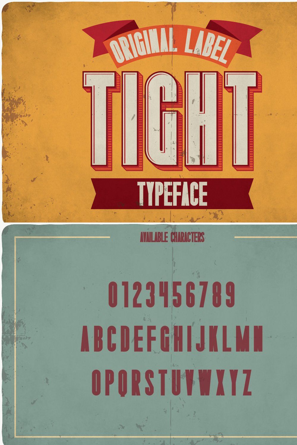 Tight typeface pinterest preview image.