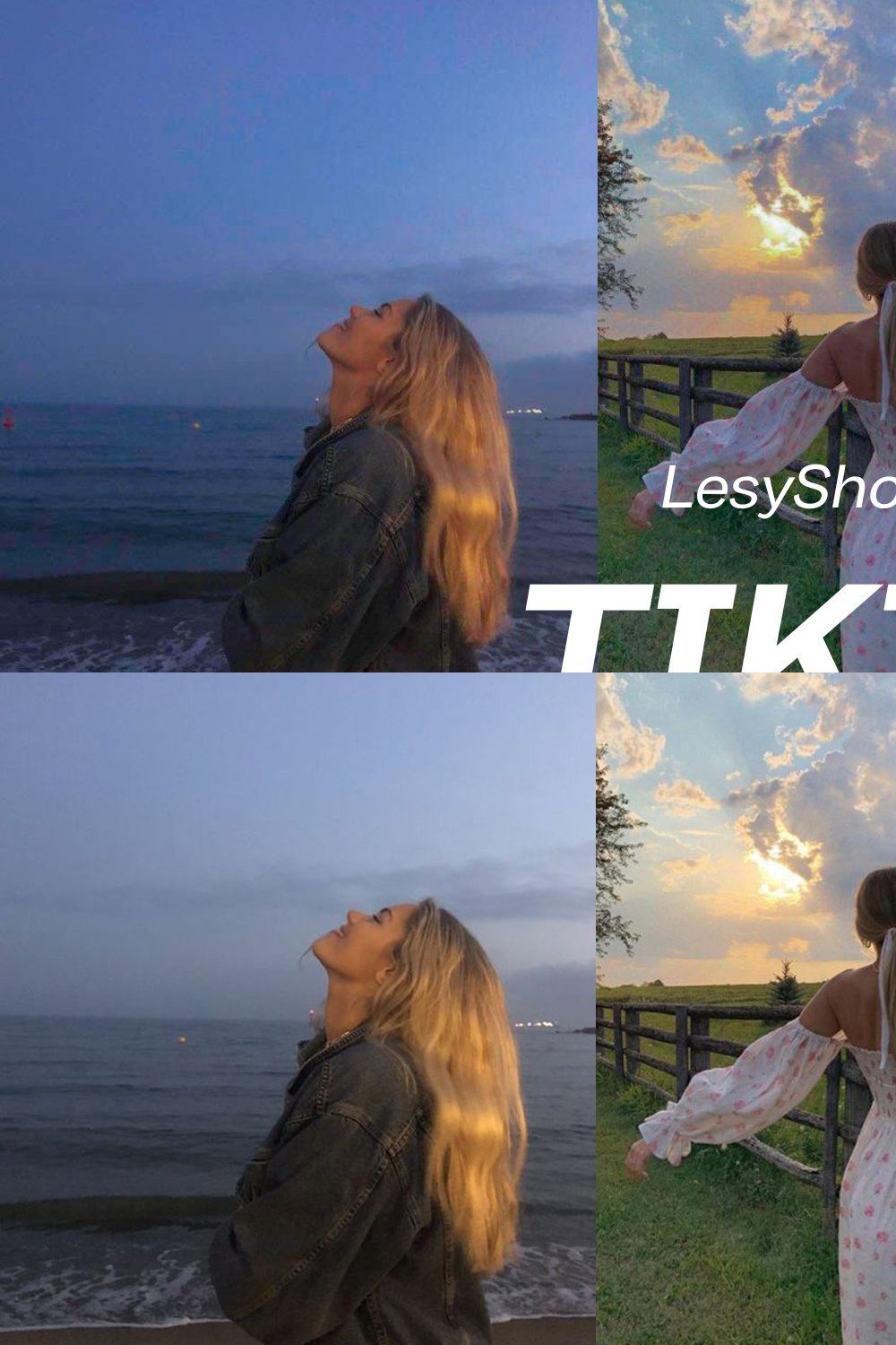 TikTok Lightroom Mobile Preset pinterest preview image.