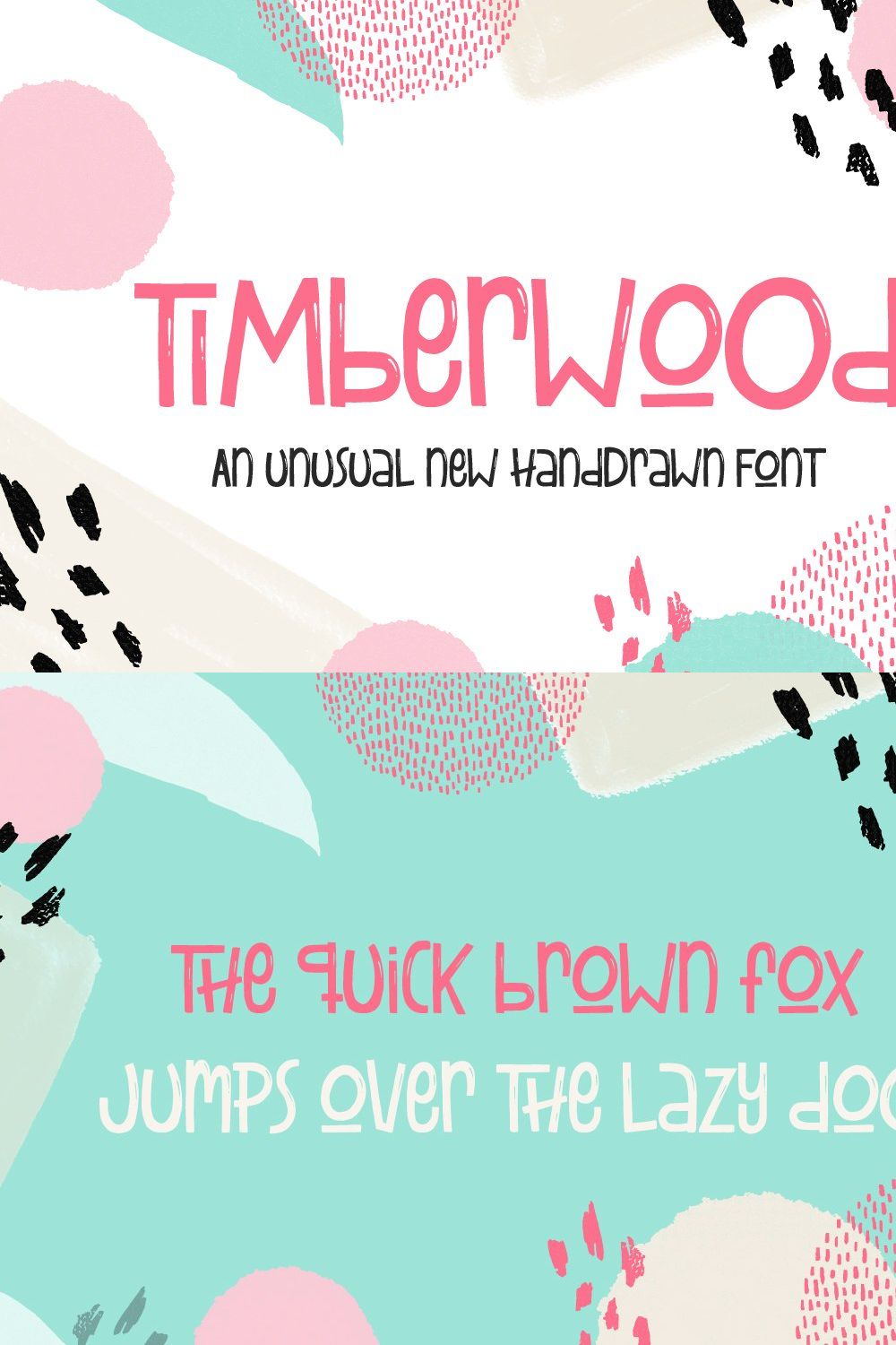 Timberwood Font pinterest preview image.