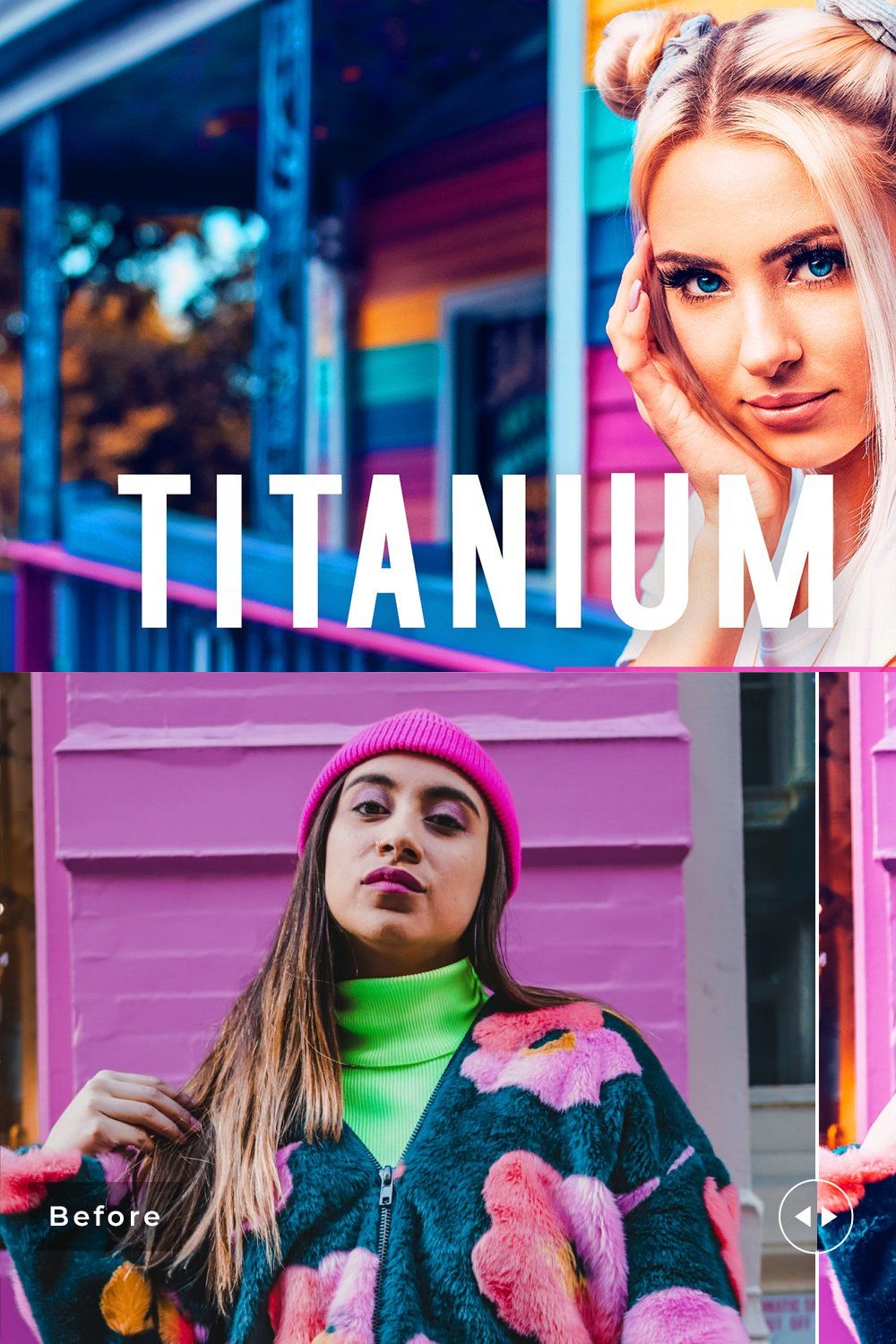 Titanium Quart Pro Lightroom Presets pinterest preview image.