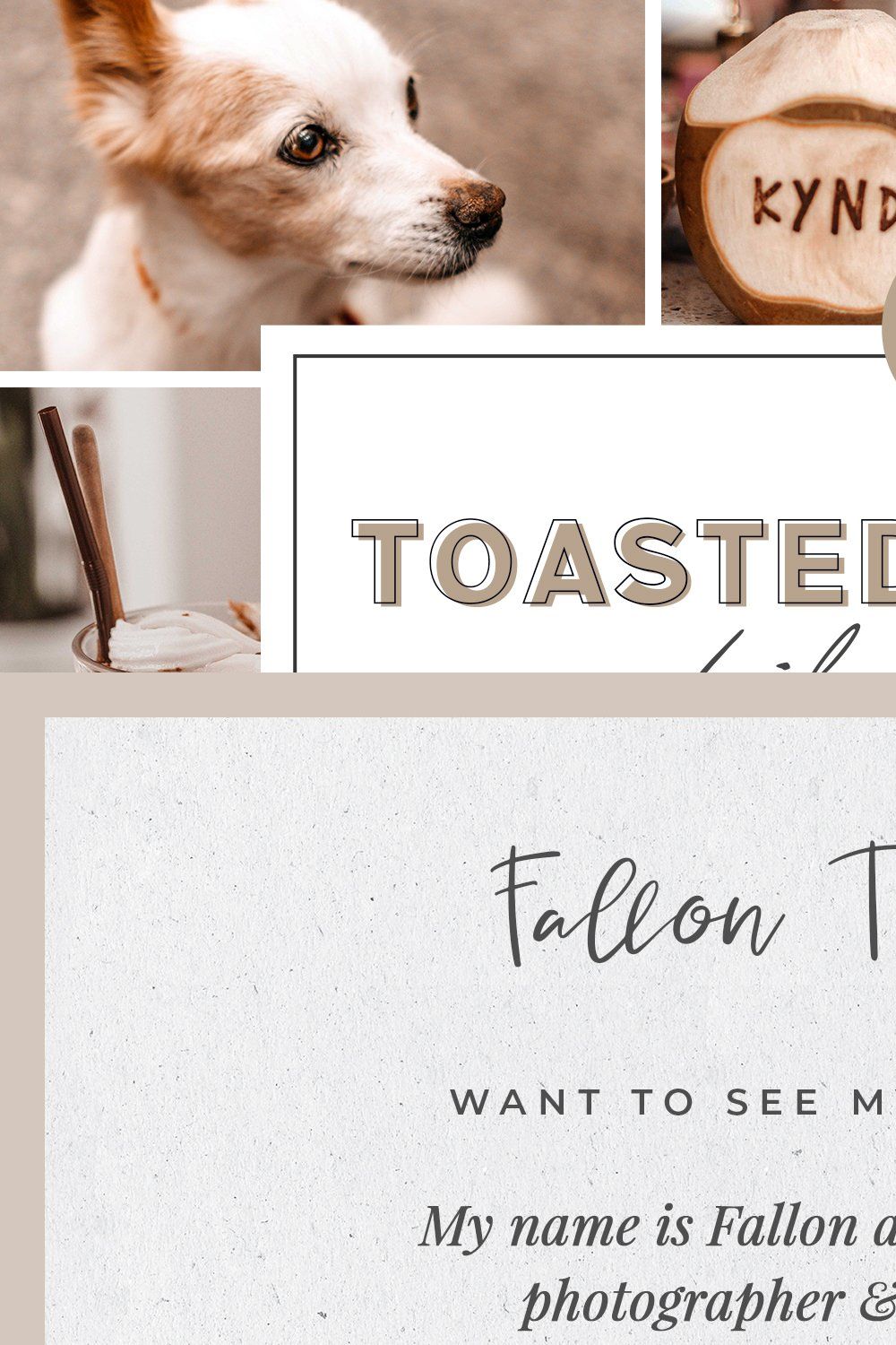 Toasty Lightroom Mobile Presets pinterest preview image.